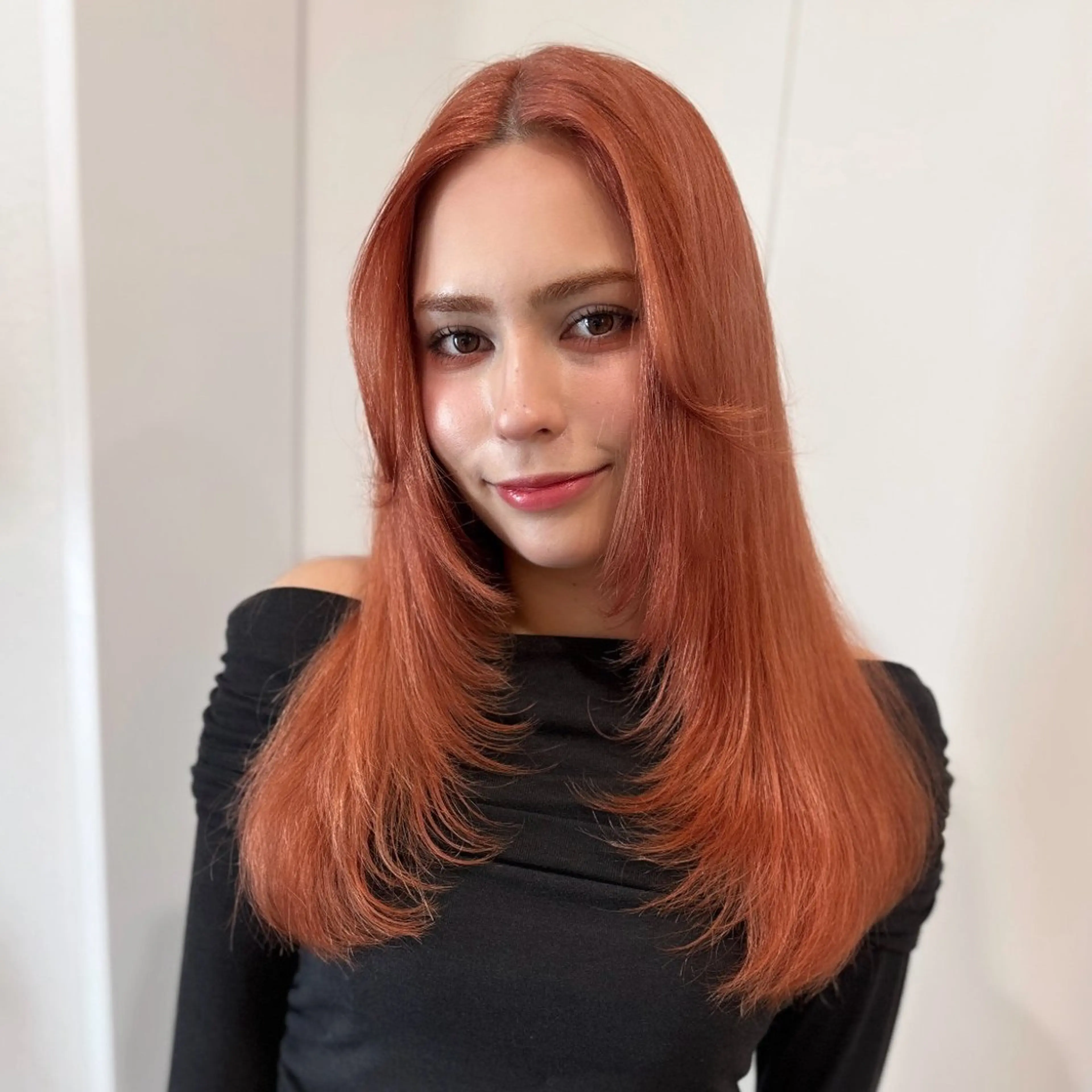 ロング カラー レイヤーカット カット ヘアカラー トリートメント ハイトーン/ウルフ/ レイヤー/Asukaのヘアスタイル