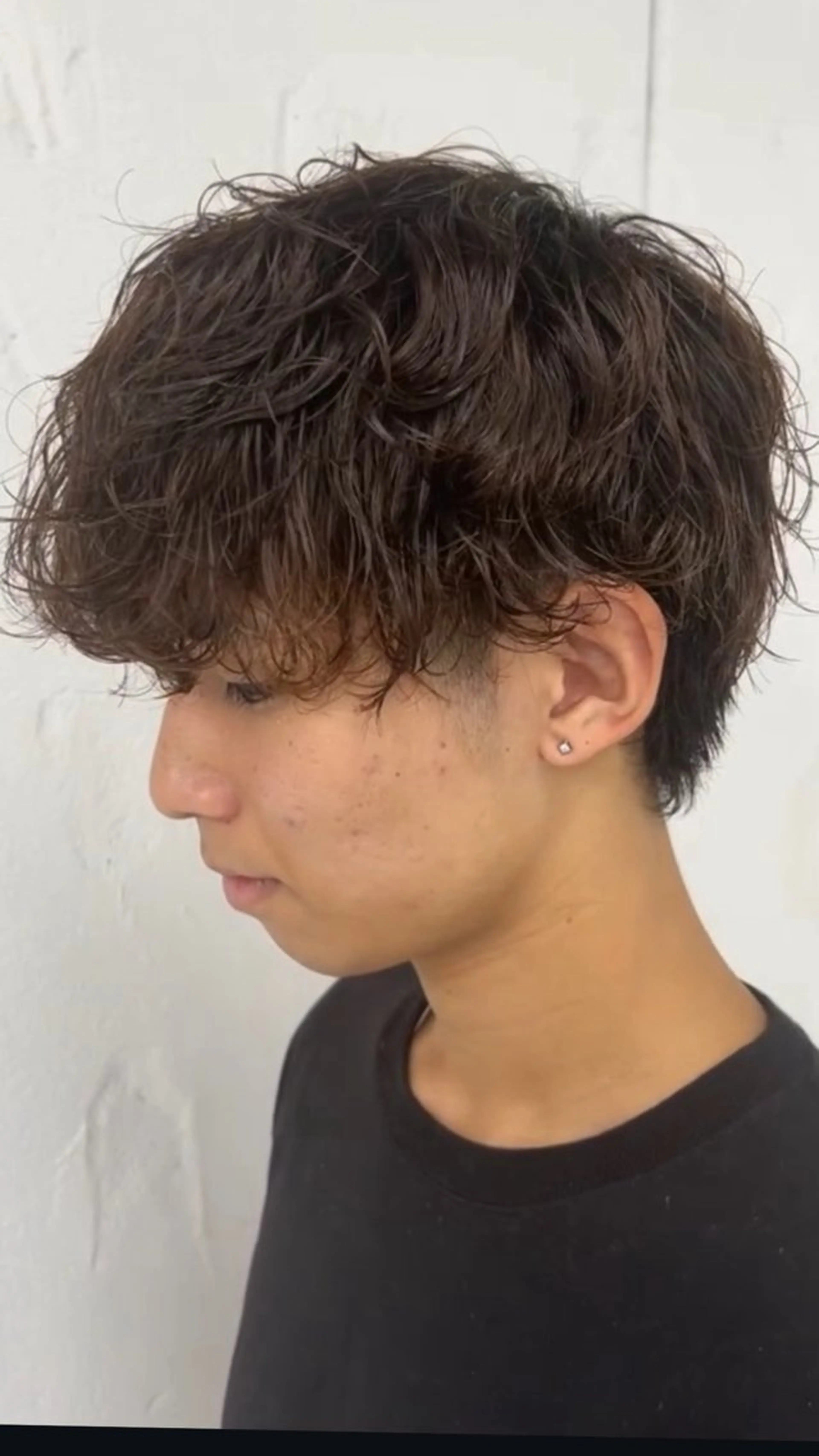 ショート パーマ stella 新長田所属・小段 颯のヘアスタイル