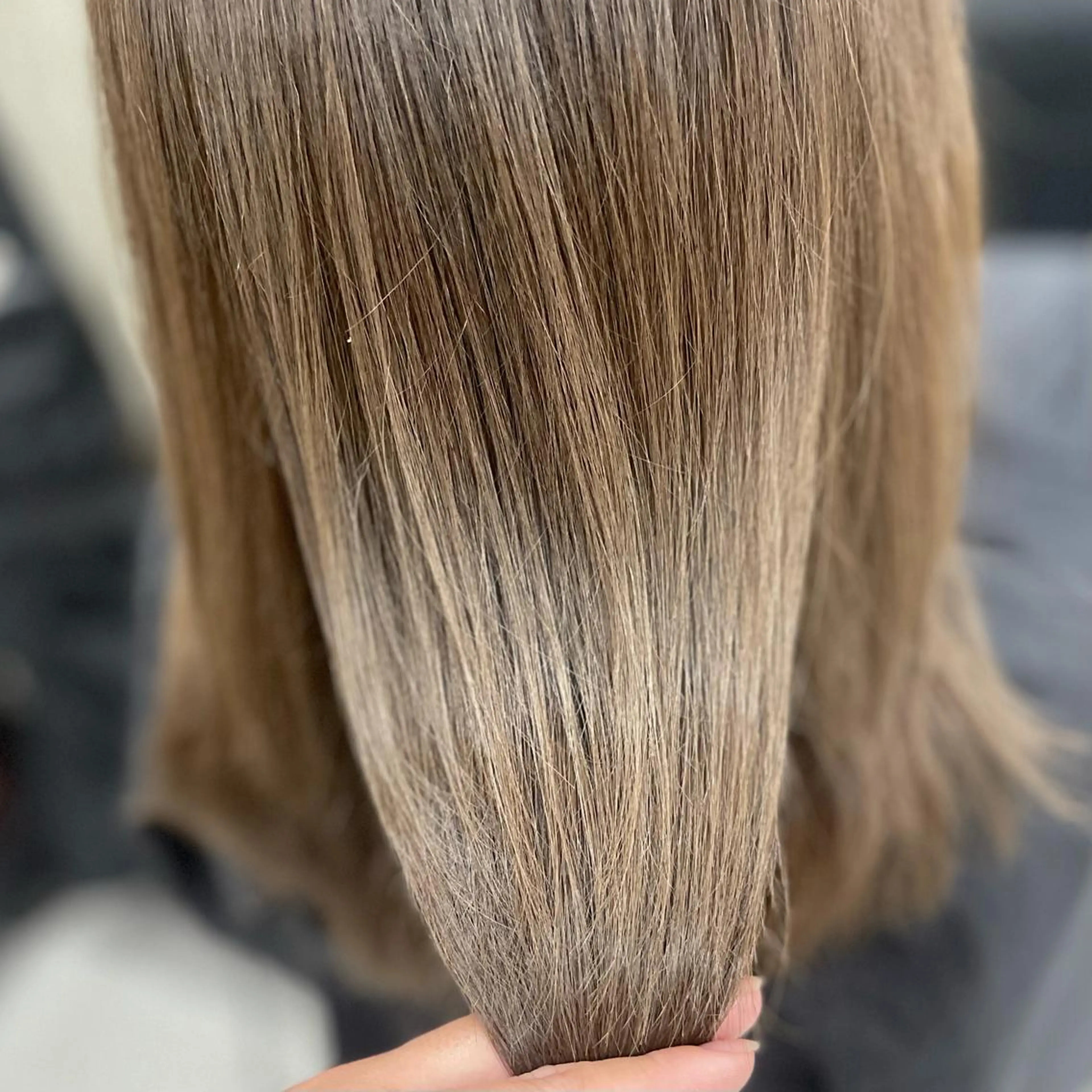 💛育てるカラー💛 カット＆白髪ぼかしハイライト+フルカラー_15400円の写真