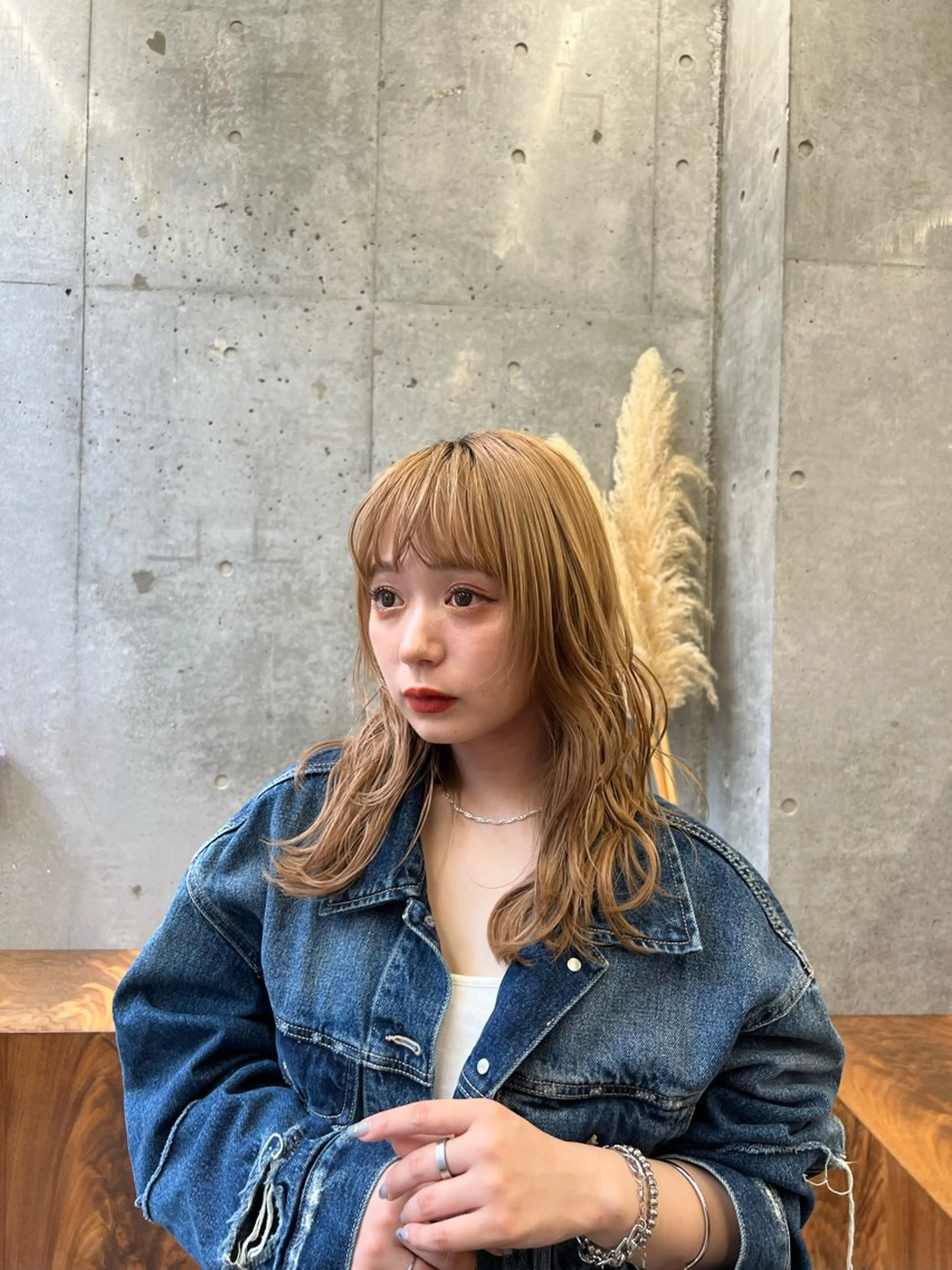 ☁️ ダブルカラー(ブリーチあり) + 3STEPトリートメント☁️の写真