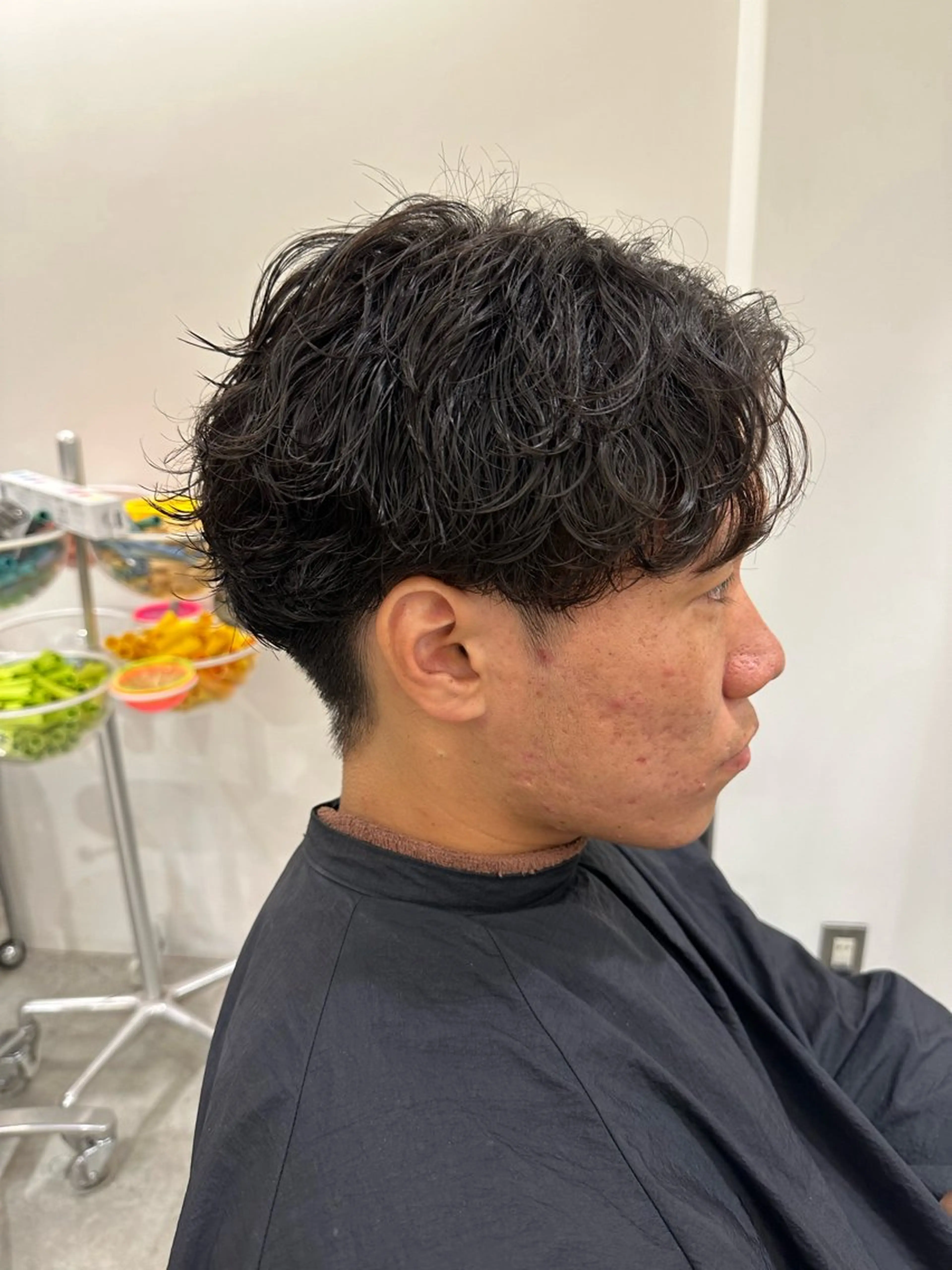 ショート パーマ メンズ is by fifth所属・fifth 山中達也のヘアスタイル