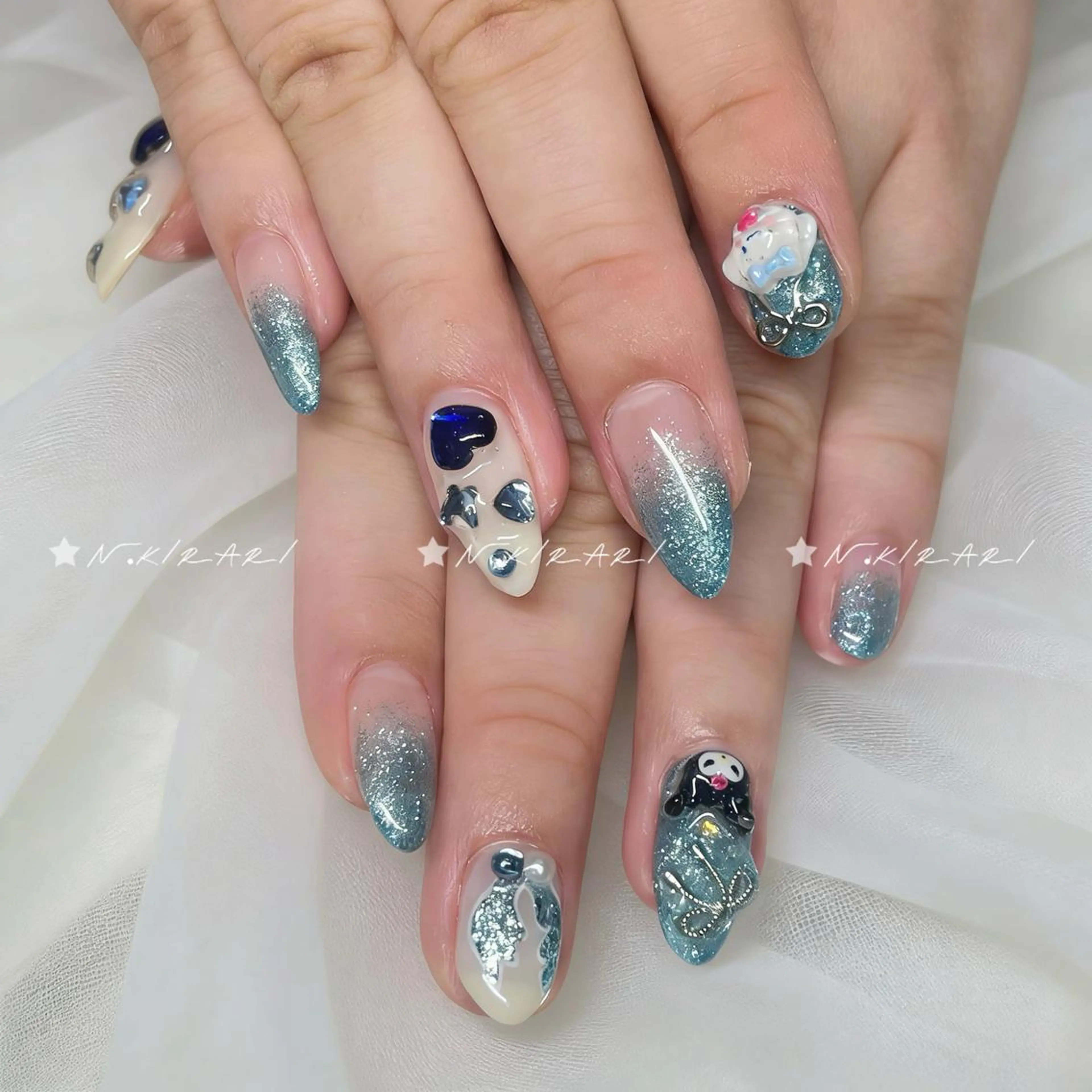 ネイル 🎀 ユズ 🎀のネイルデザイン