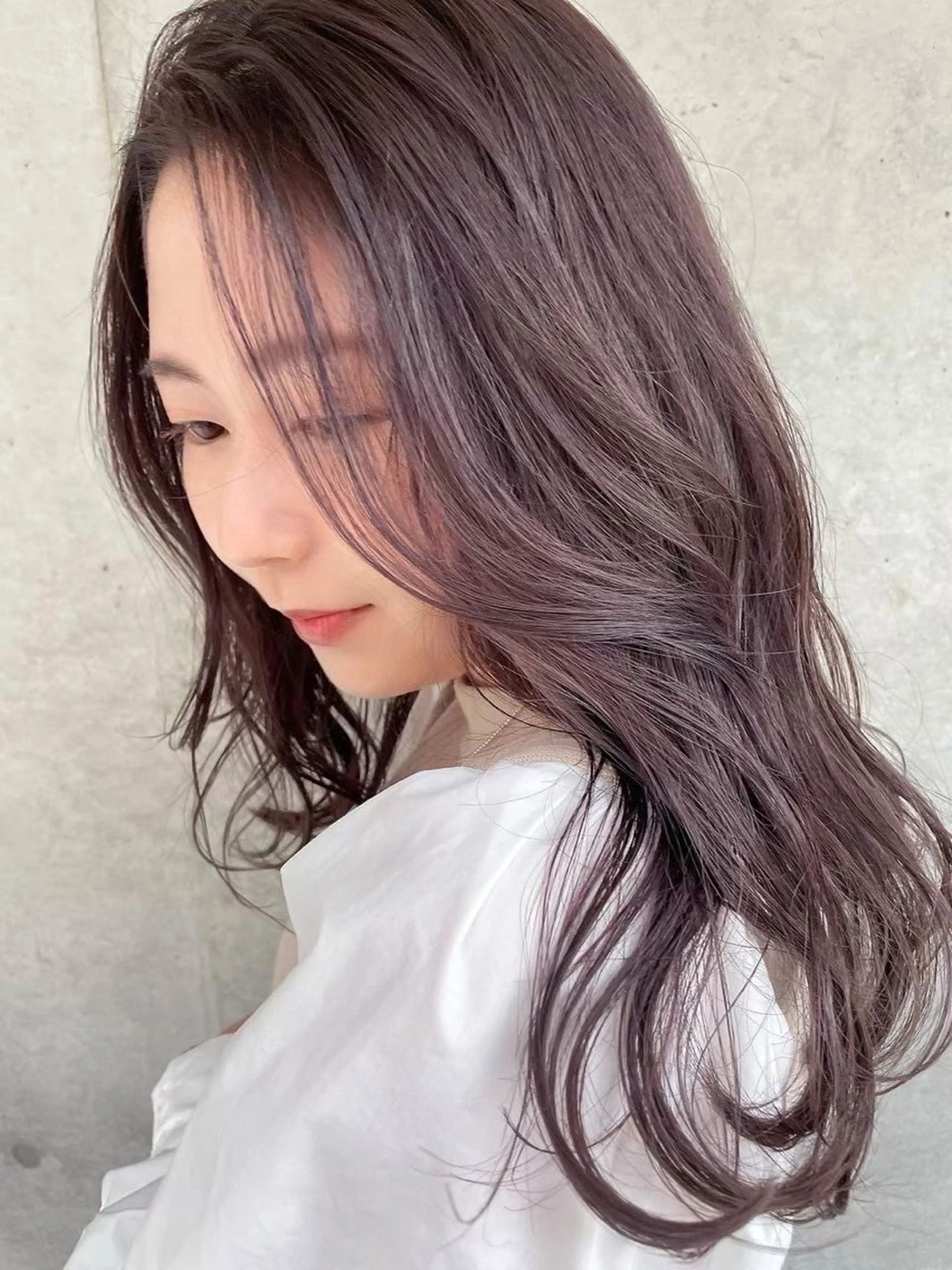 ロング カラー 透明感カラー ラベンダーカラー ヘアカラー 『SiLO』 rumiのヘアスタイル