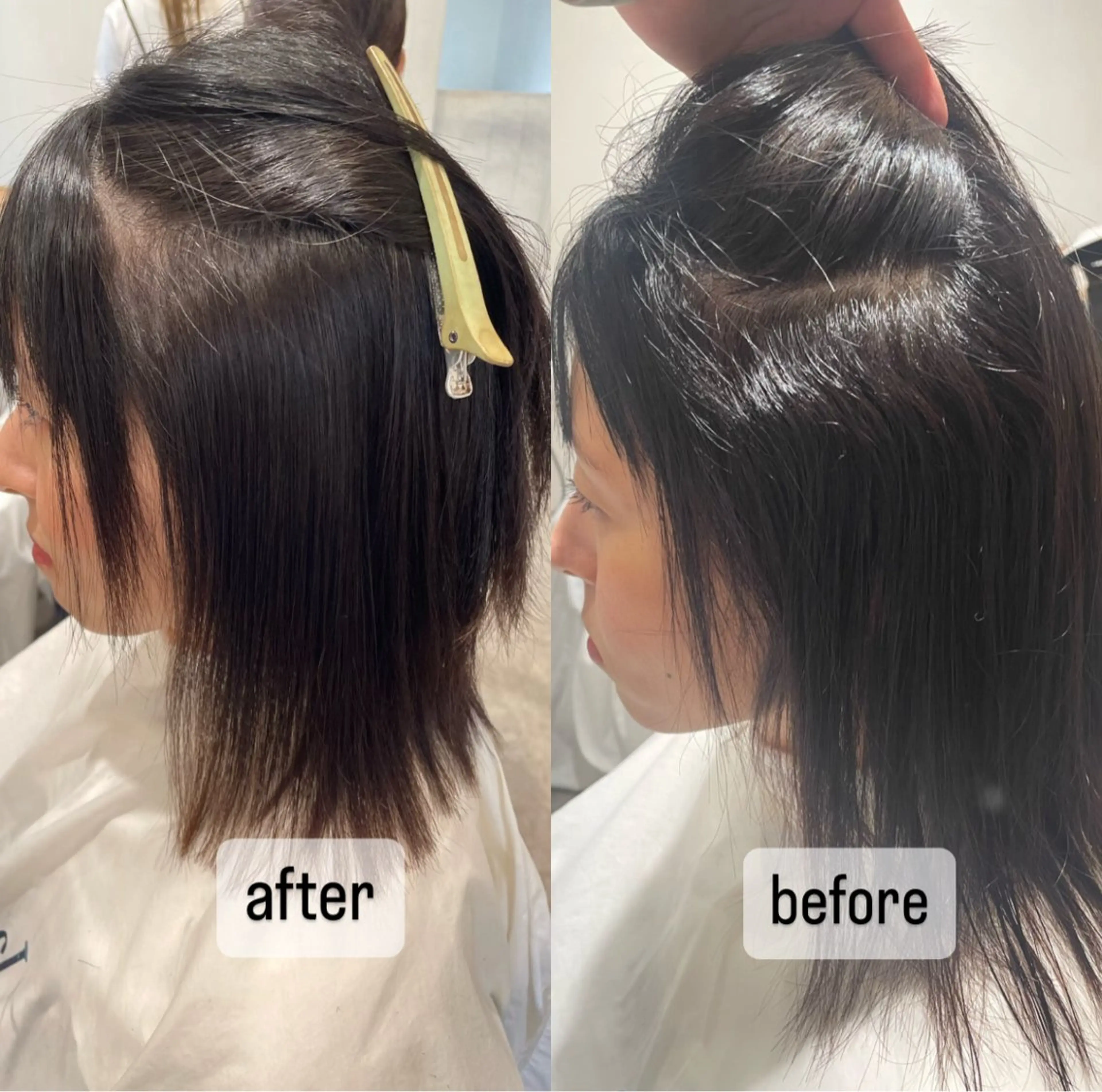ミディアム パーマ ミディアムパーマ ストレートパーマ 縮毛矯正 トリートメント 髪質改善ストレート✨ パーマヘア✨YUKIのヘアスタイル