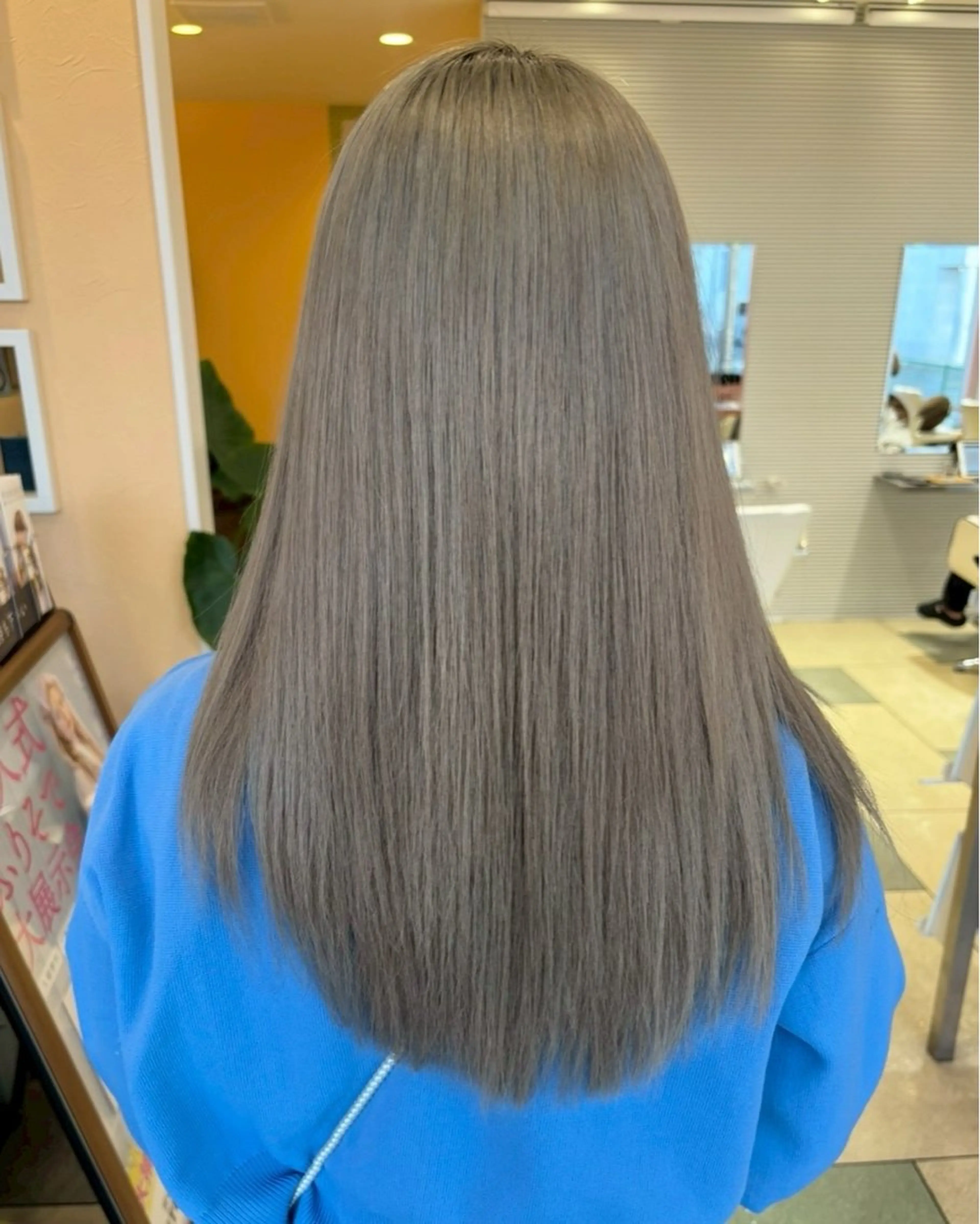 ロング カラー カット ヘアカラー トリートメント ブリーチなし艶カラー /いくののヘアスタイル