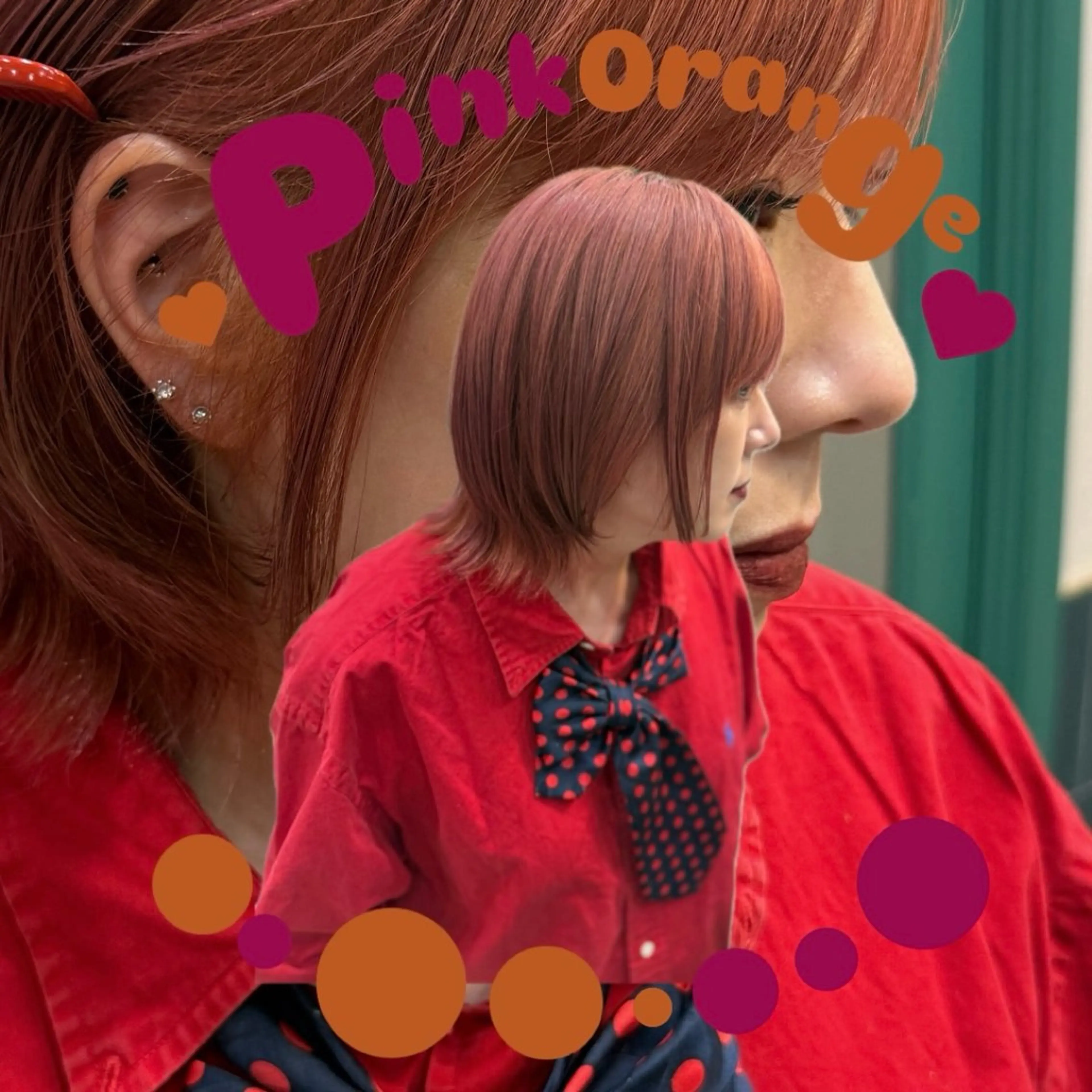 ミディアム ヘアカラー igggy所属・松岡 茉和のヘアスタイル