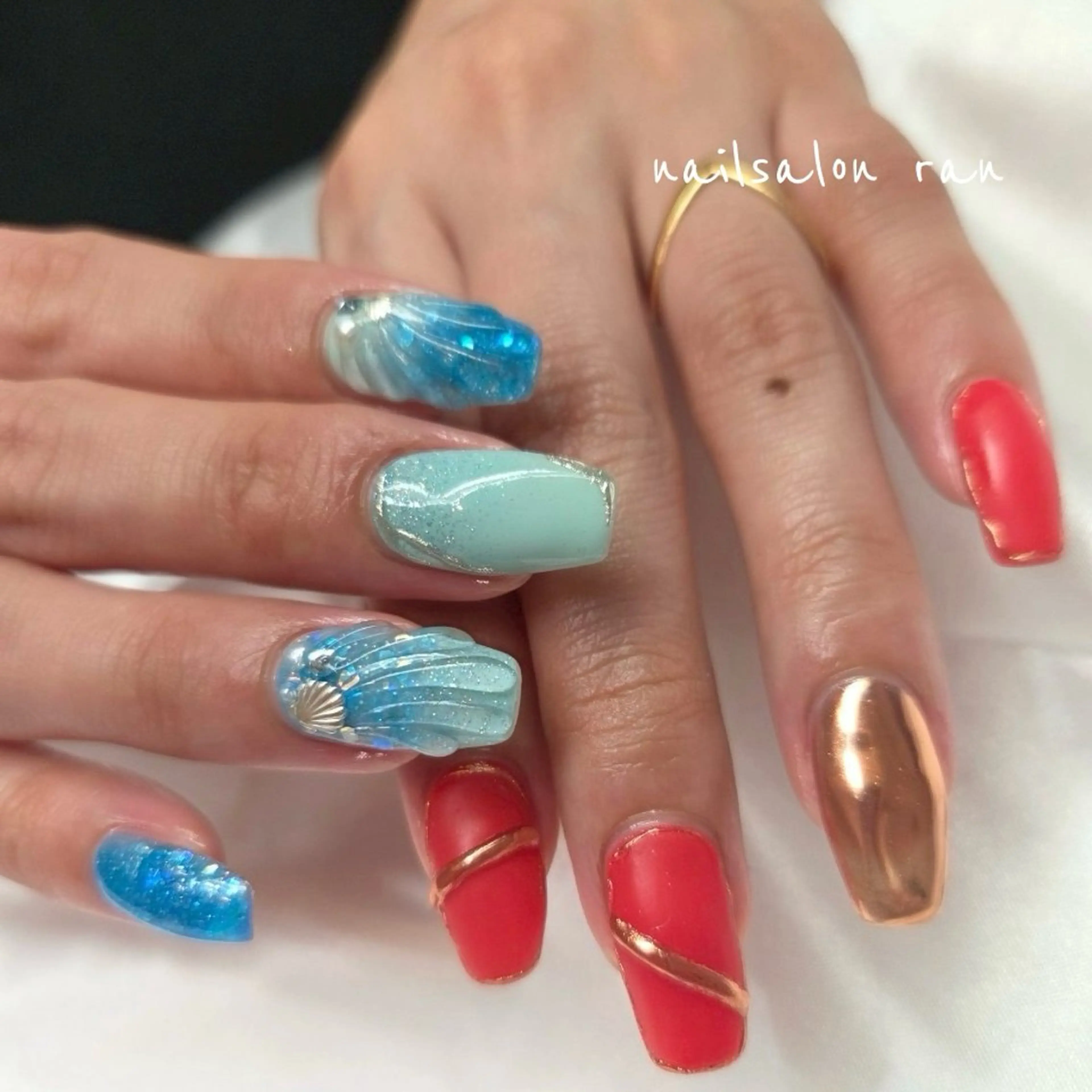ネイル ハンドネイル nailsalon ranのネイルデザイン