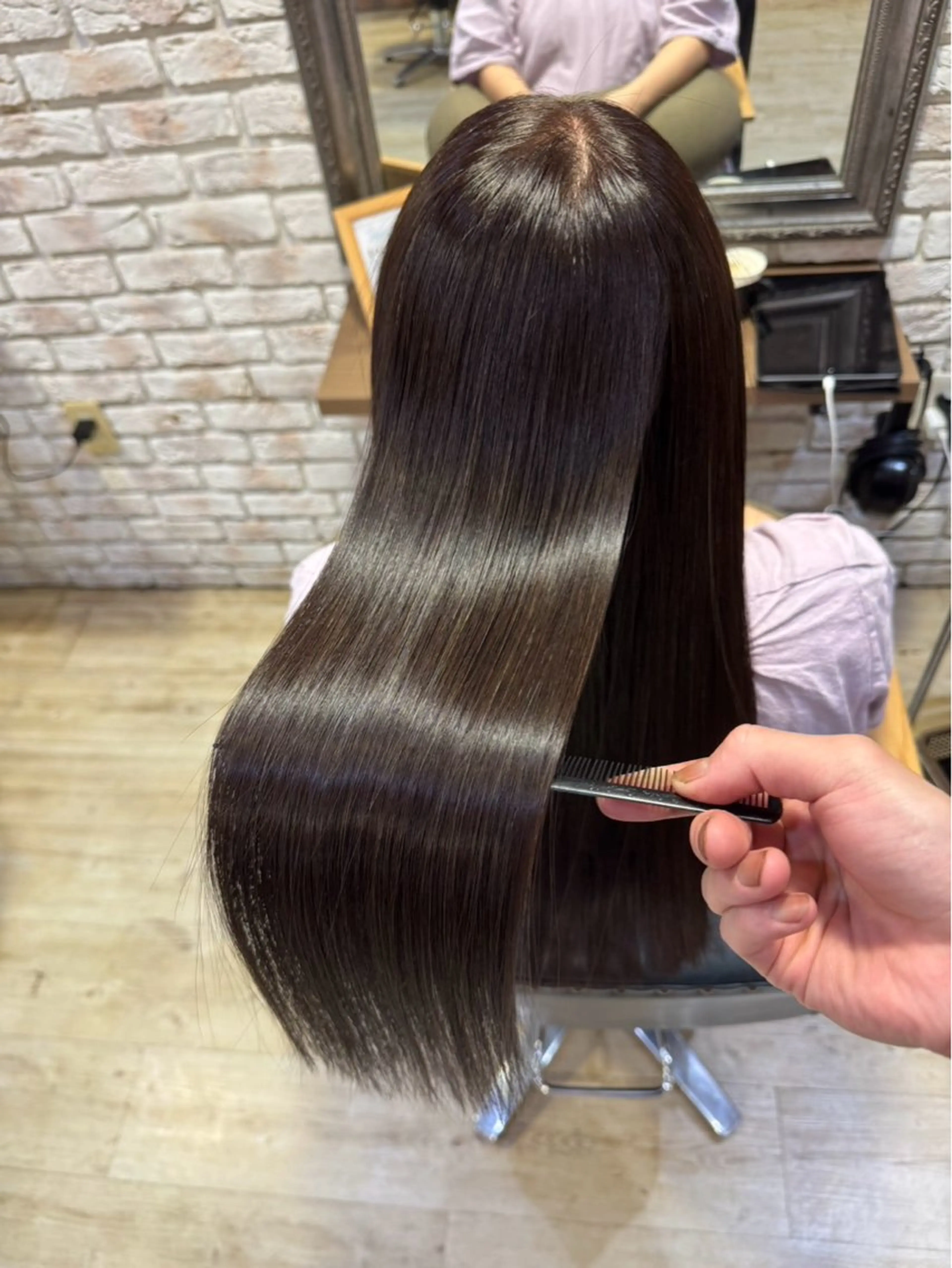 💜minimo限定💜レディースカット＋髪質改善カラーH ⚠️補足欄必読の写真