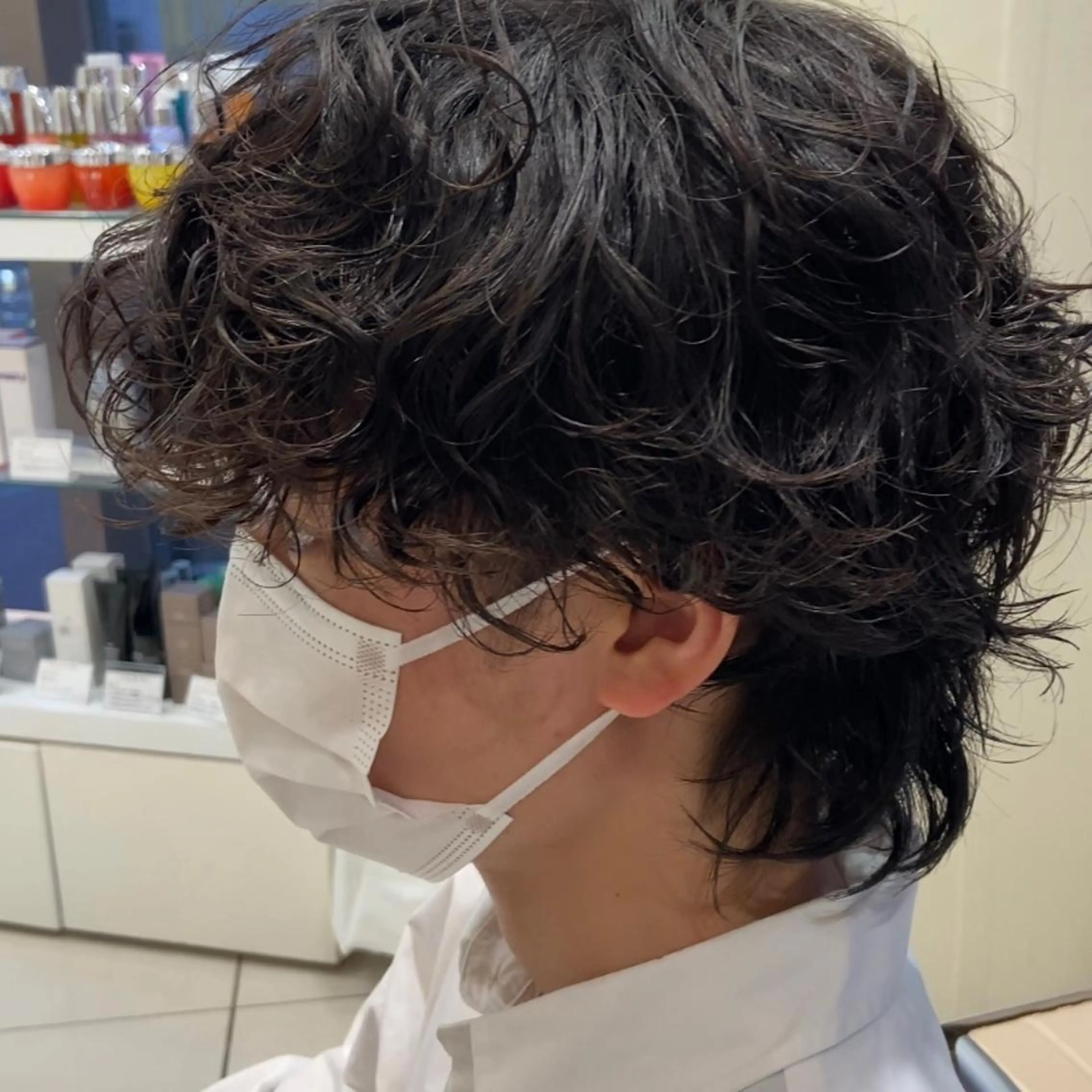 パーマ メンズ メンズパーマ カット パーマ トリートメント メンズ縮毛矯正 ♠️店長下平隼人のヘアスタイル