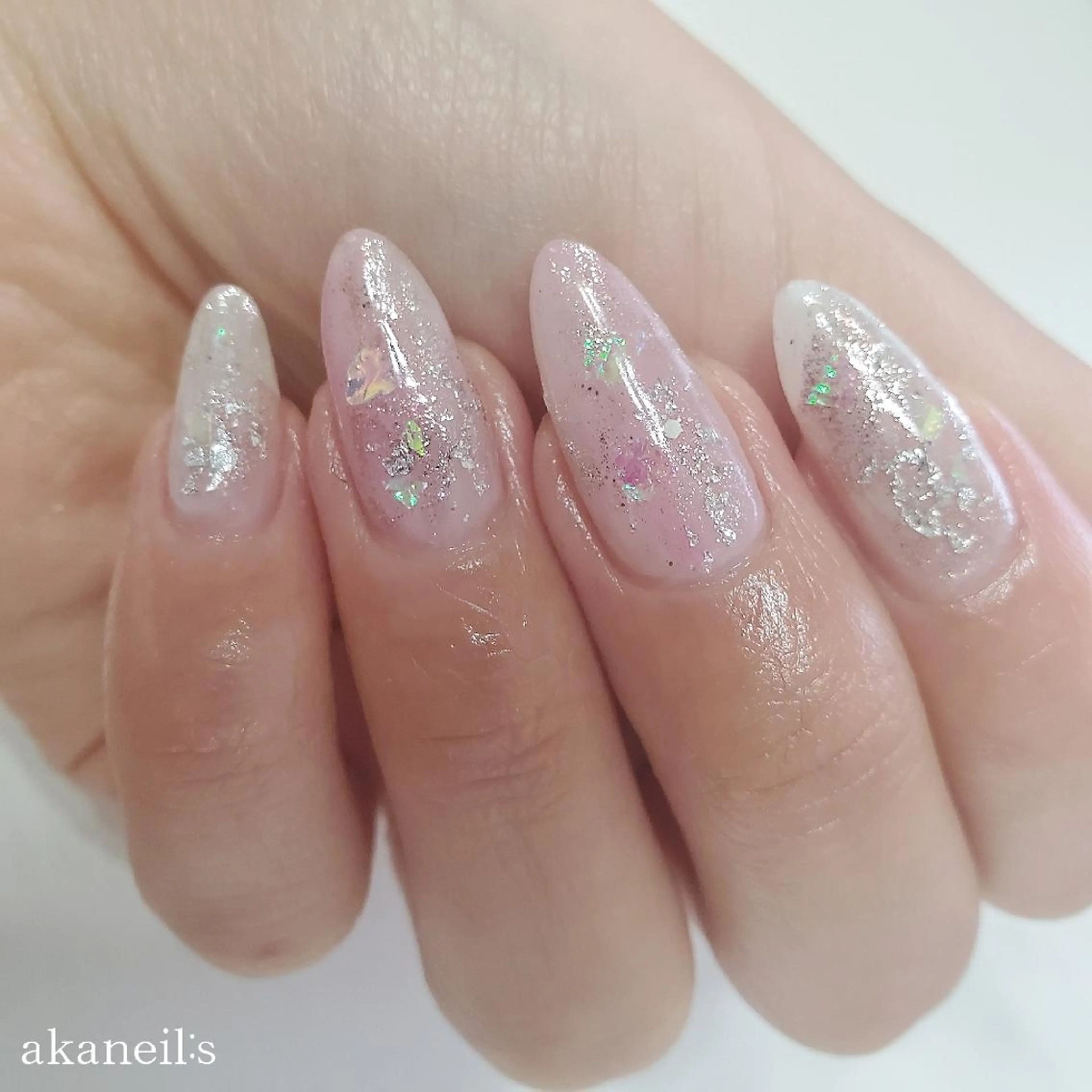 ネイル ニュアンスネイル 春ネイル 【akaneils】 アカネのネイルデザイン