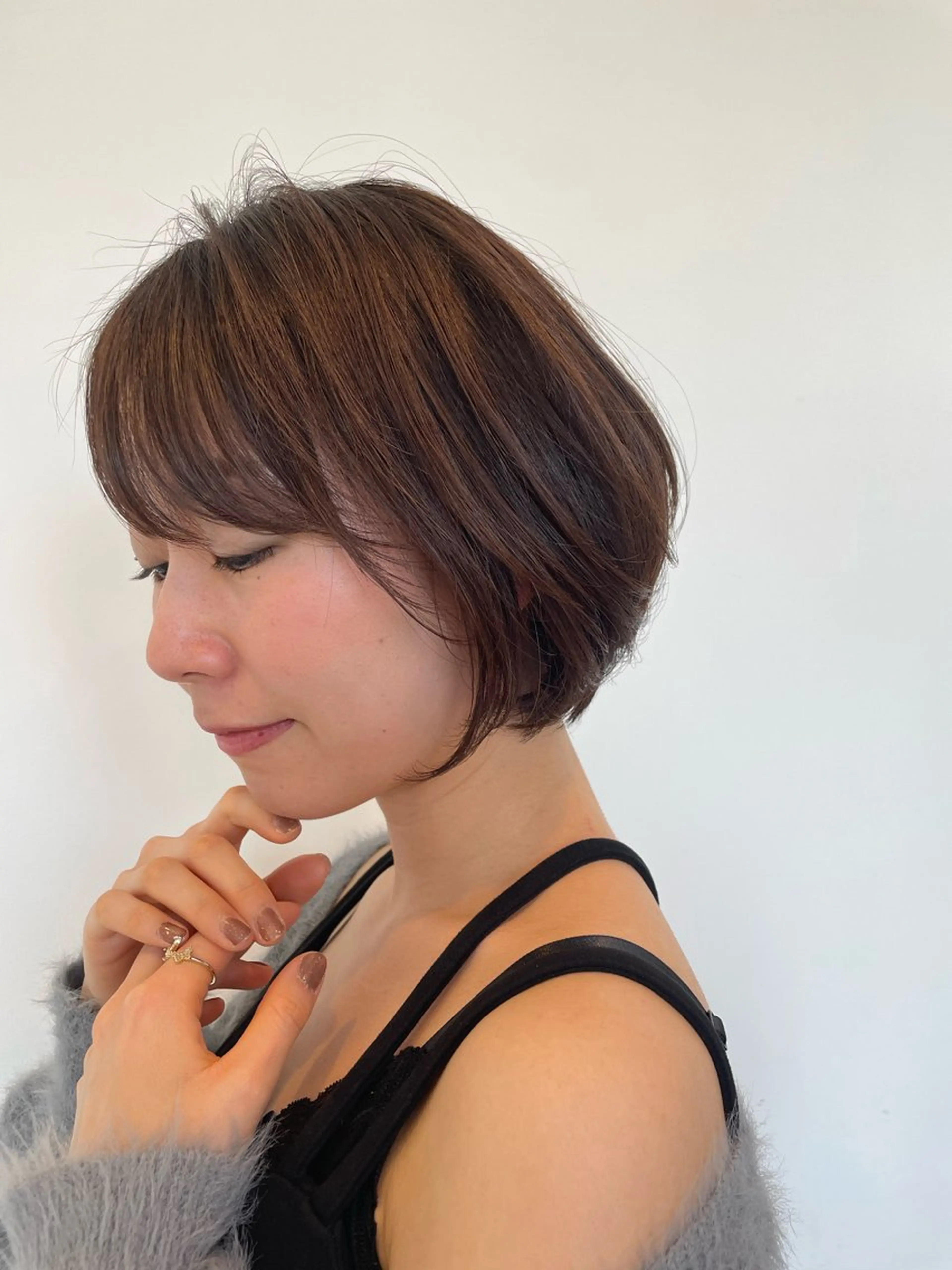 ショート 丸みショート ショートヘア Noel所属・福井 茉菜美のヘアスタイル