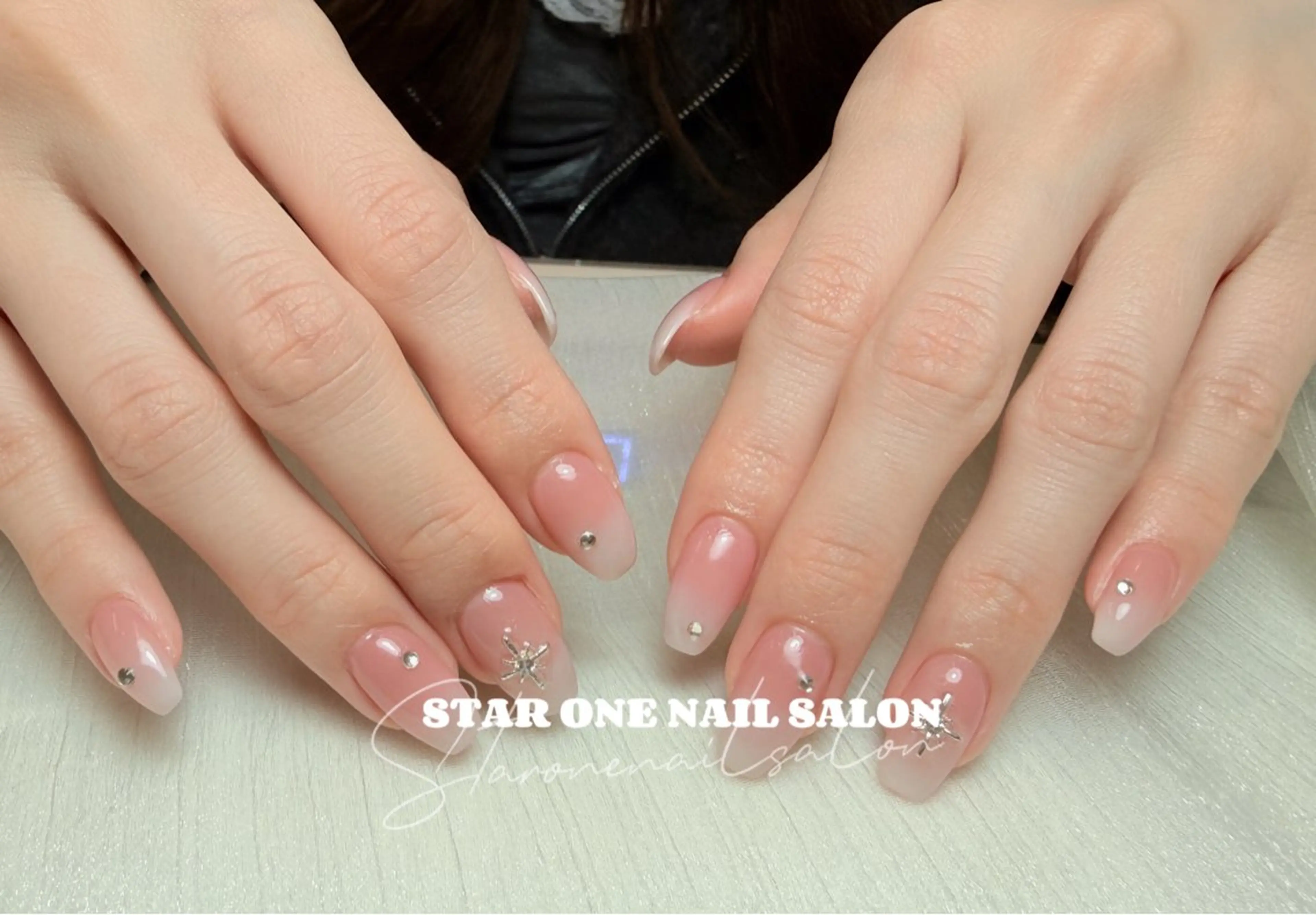 ネイル ハンドネイル 星 あみのネイルデザイン