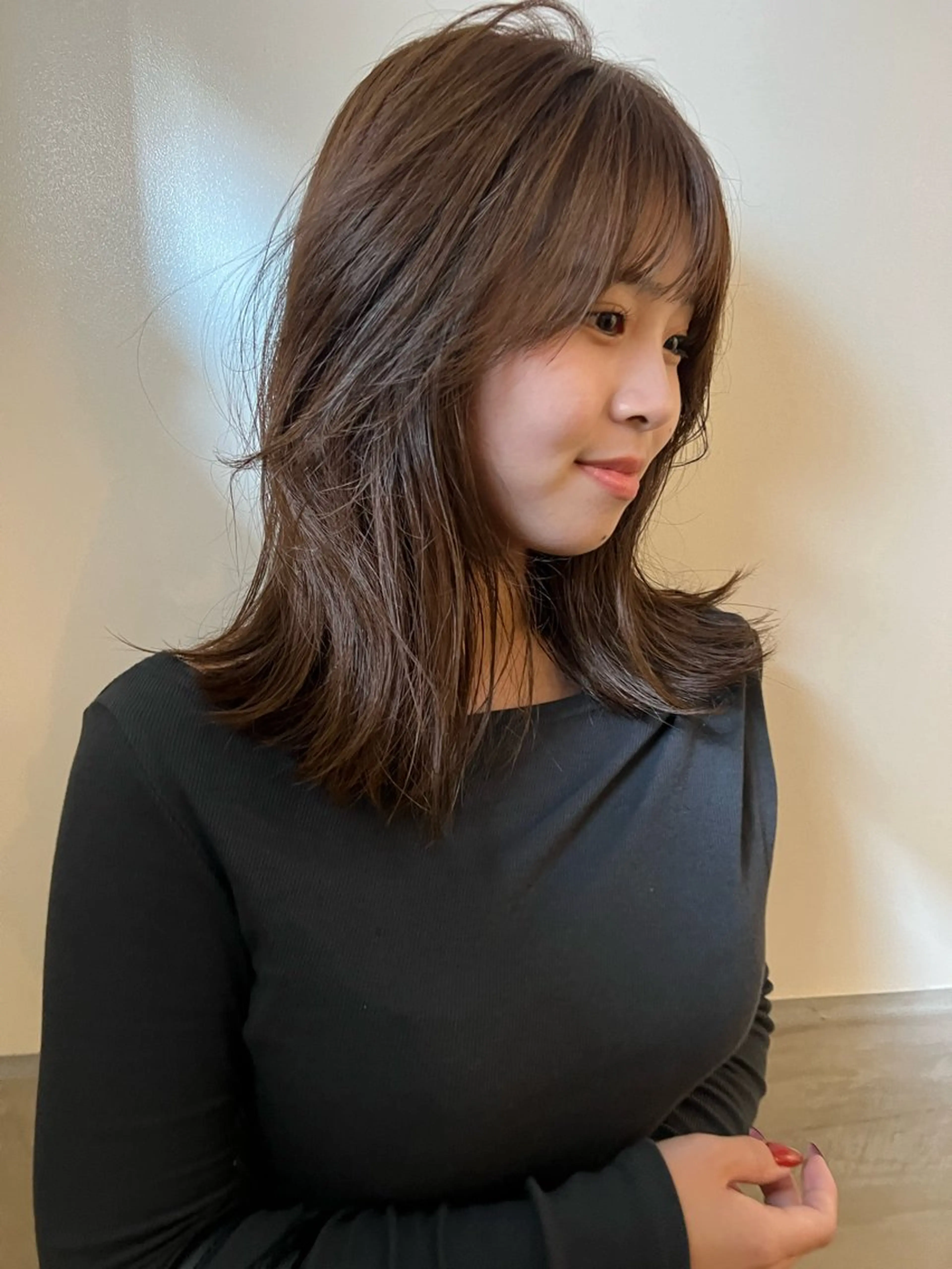 ミディアム カラー カット ヘアカラー KOCHAB本山所属・三谷 はるなのヘアスタイル