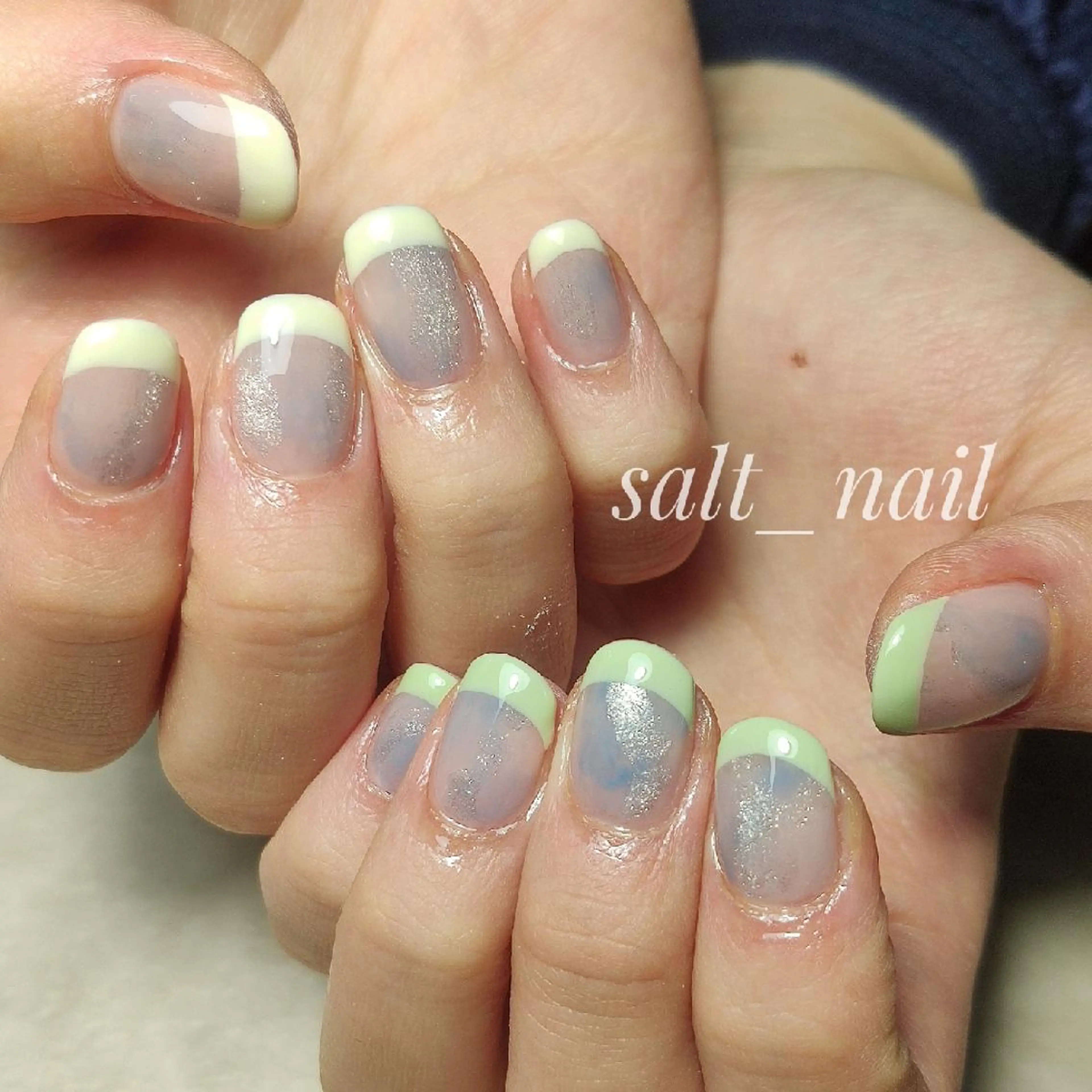 ネイル フレンチネイル ニュアンスネイル ハンドネイル 個人サロン saltnailのネイルデザイン