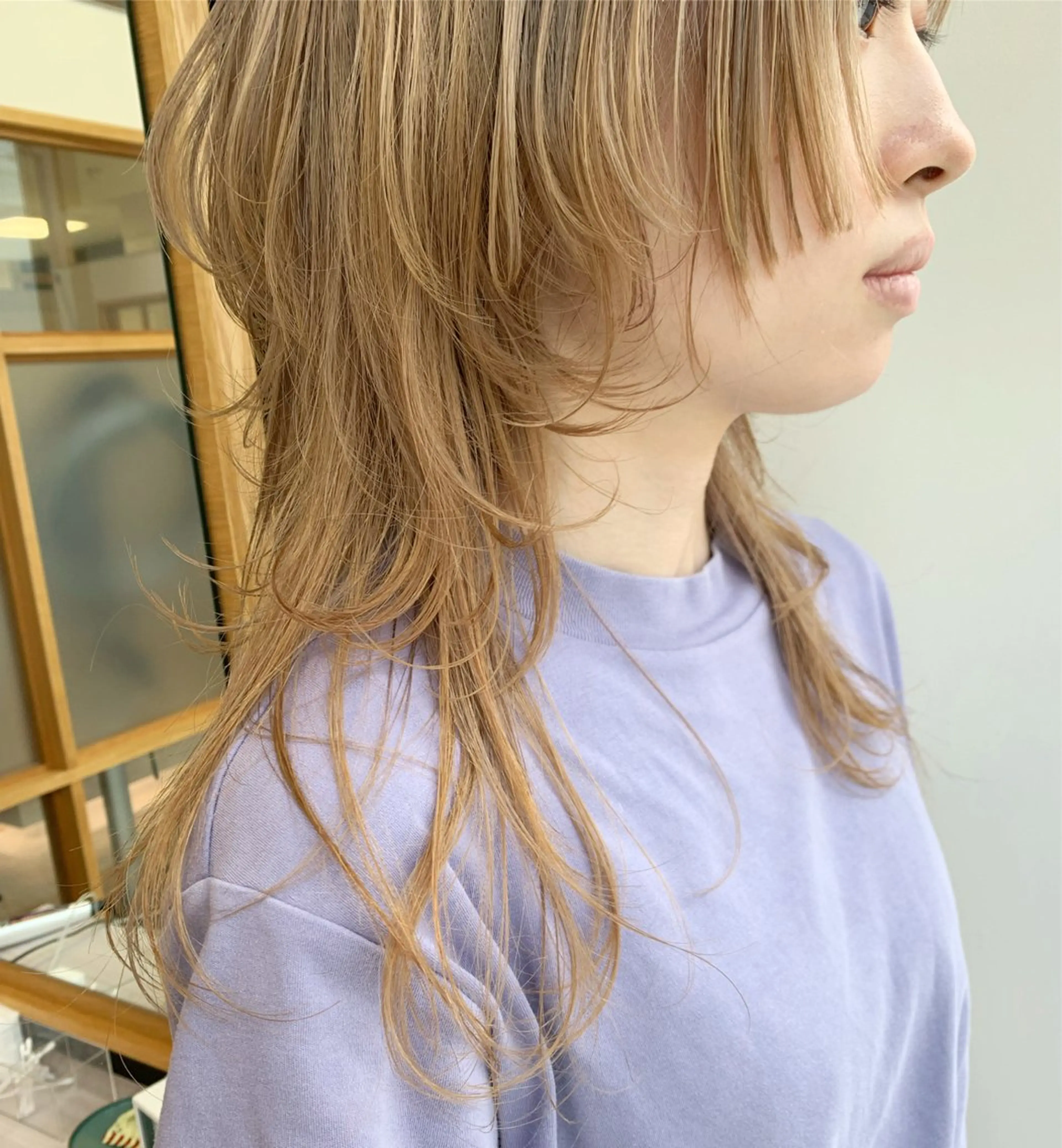 セミロング ウルフカット ヘアカラー GO TODAY SHAiRE SALON所属・フリーランス　美容師 cayocoのヘアスタイル