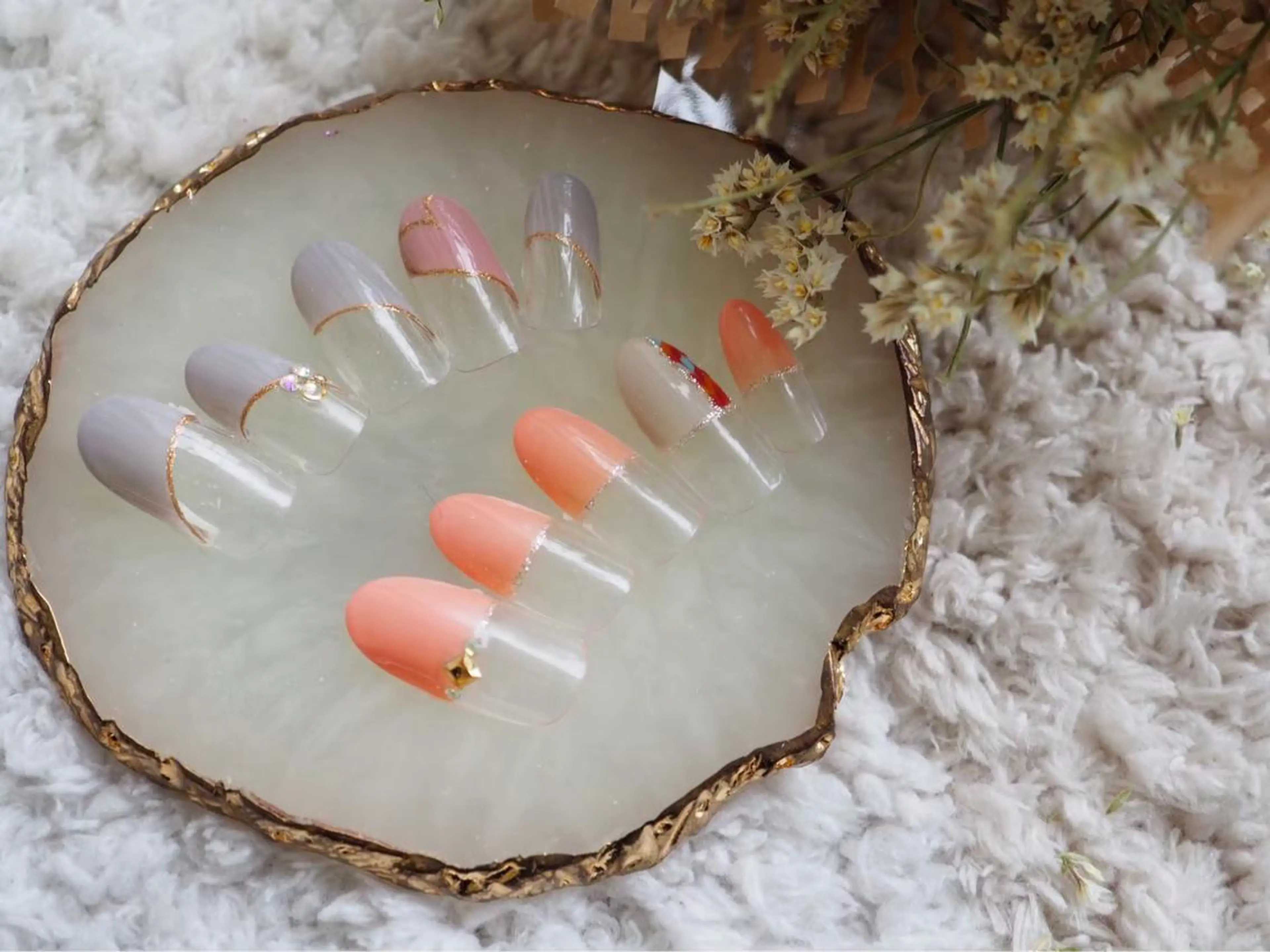 ネイル ネイルPetit Ribbonのネイルデザイン