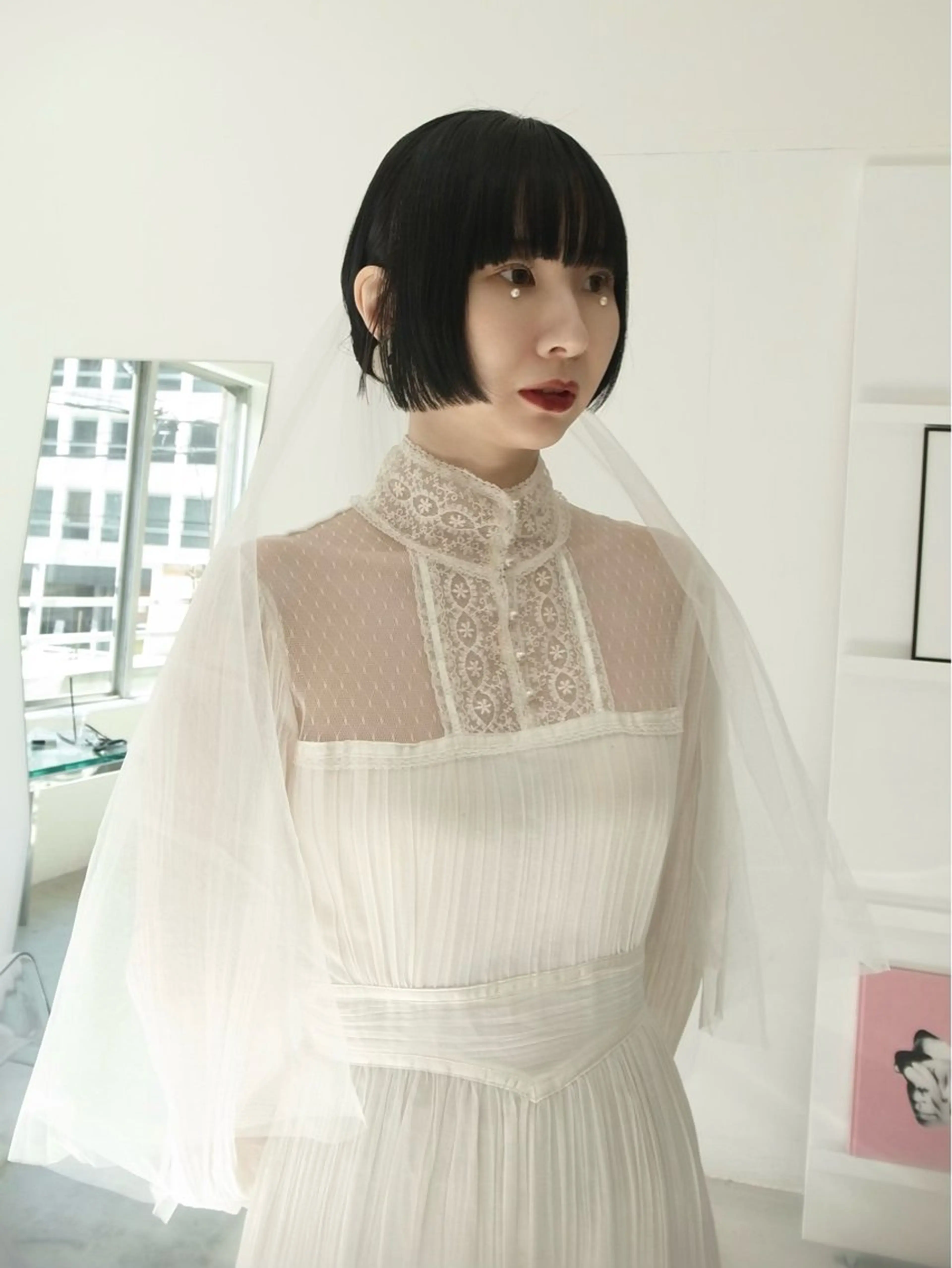 ショート カラー ヘアアレンジ 229所属・maki @pullnocのヘアスタイル