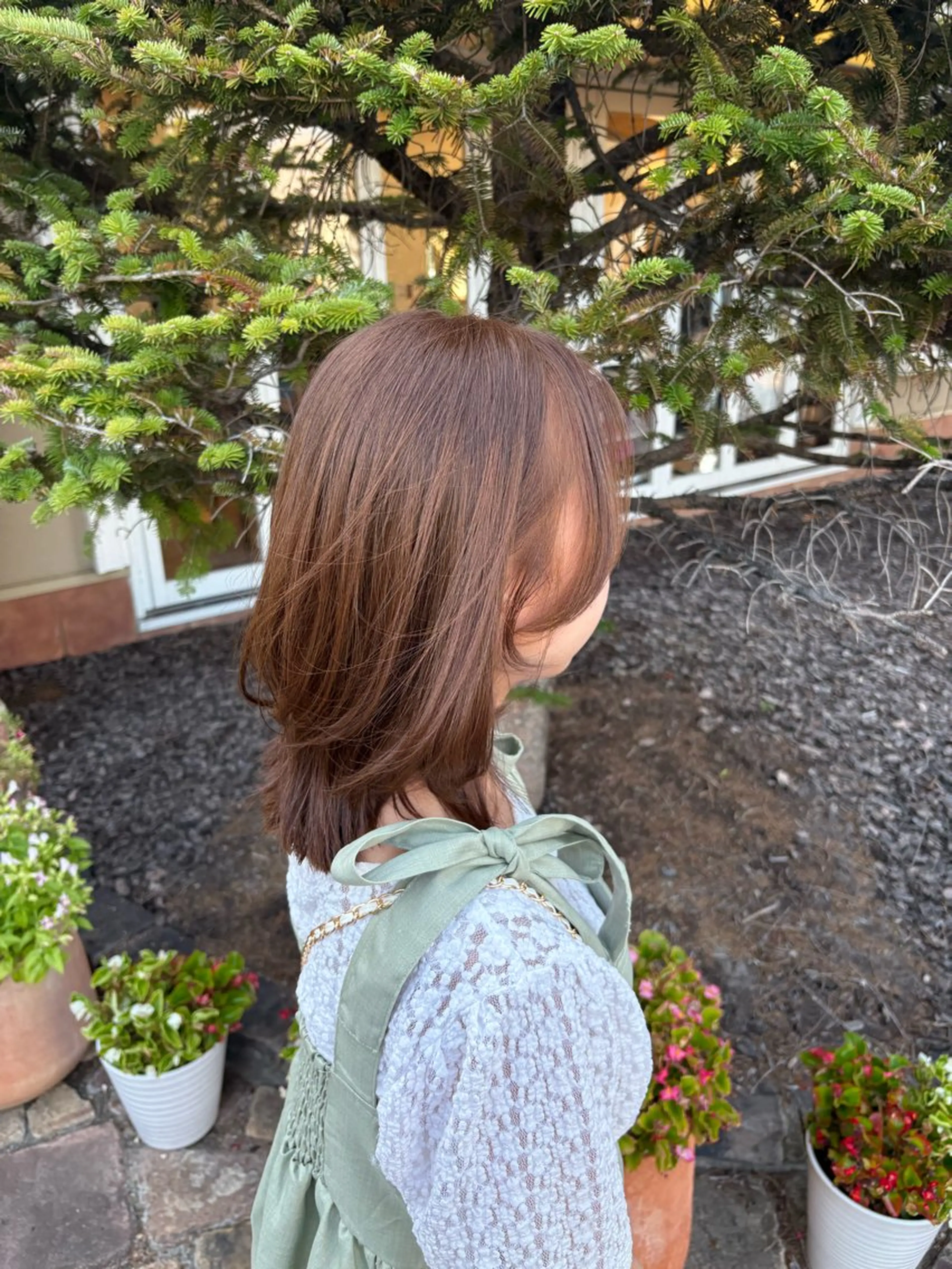 ミディアム カラー カット ヘアカラー Flat /rina🧸のヘアスタイル