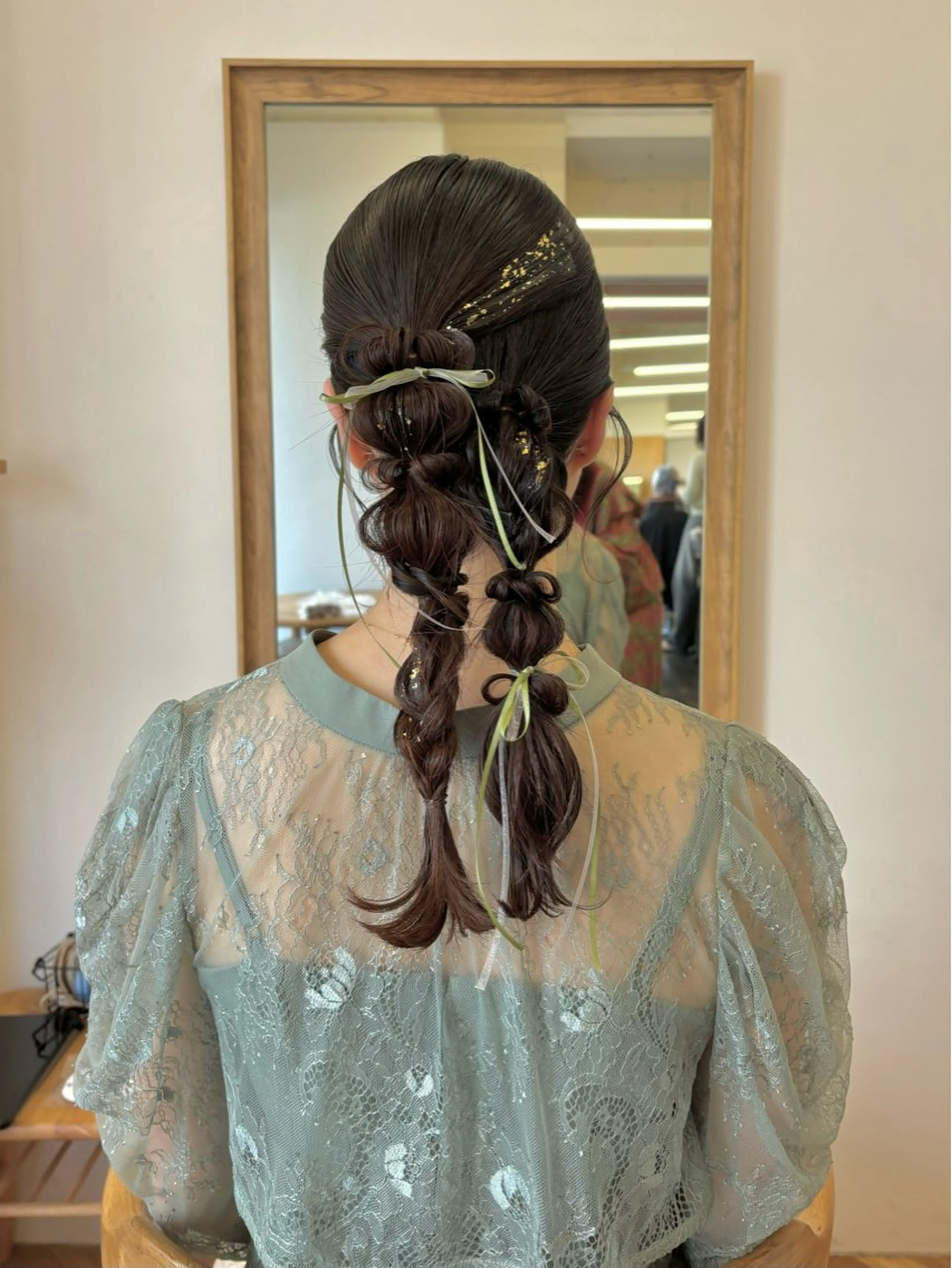 ロング ヘアアレンジ ヘアセット 武田美空🐇 ボブ/暖色カラー🌷のヘアスタイル