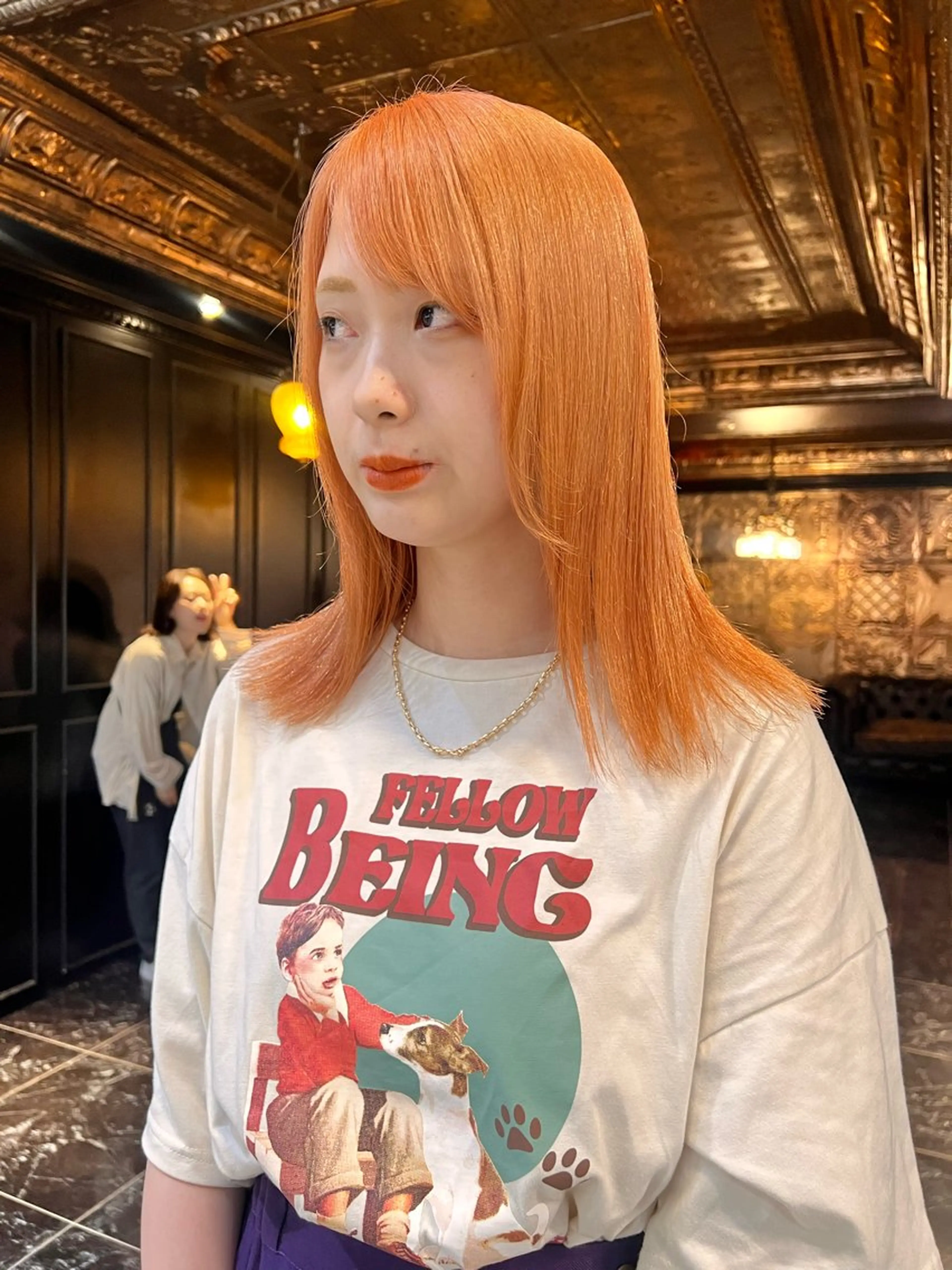 セミロング カラー カット ヘアカラー haco＋所属・圧倒的デザイン力 店長🎨RENAのヘアスタイル