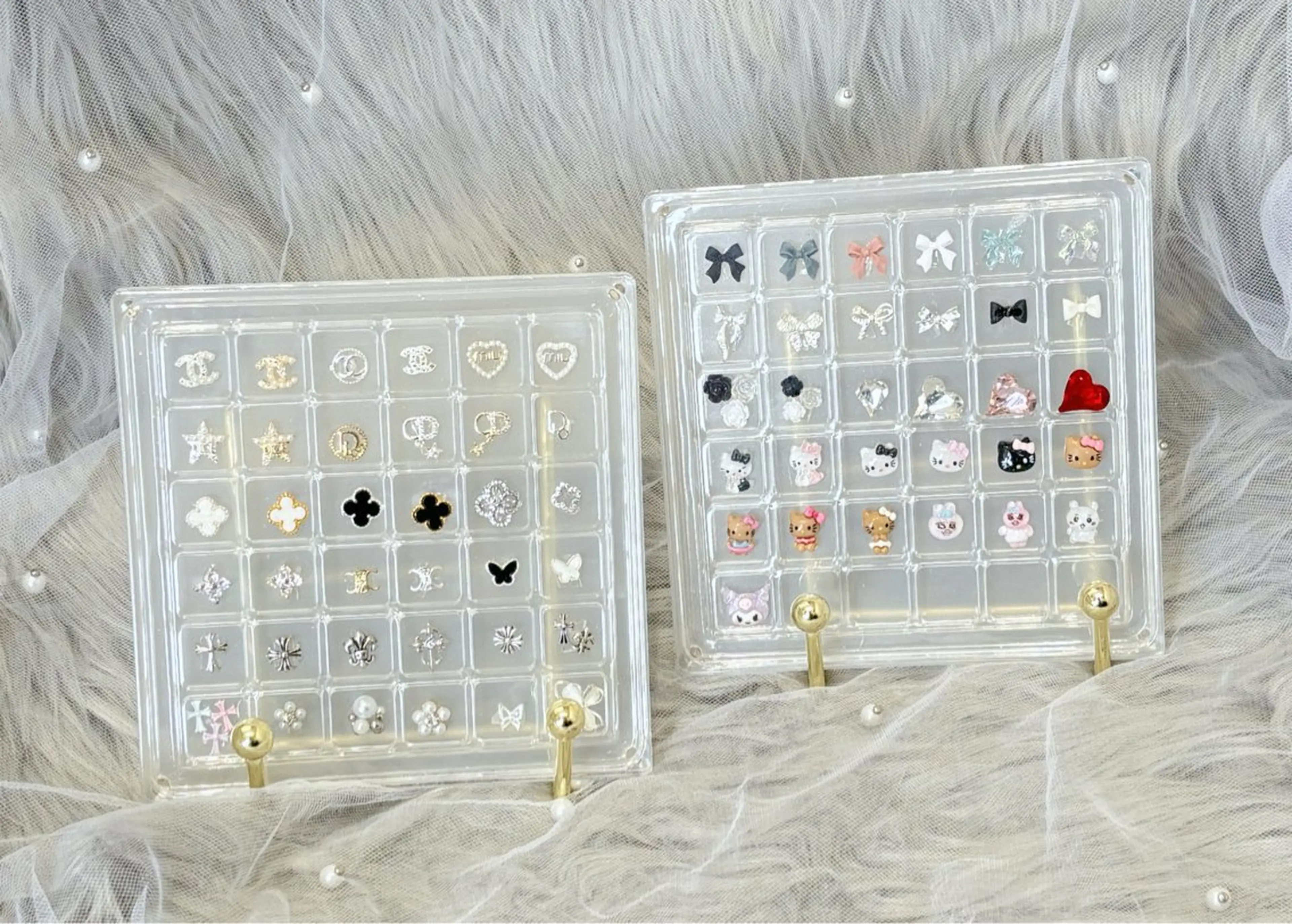 ネイル キラキラネイル 韓国ネイル マグネットネイル 春ネイル ワンホンネイル le'a-レア-【ア イ×ネイル×眉】のネイルデザイン