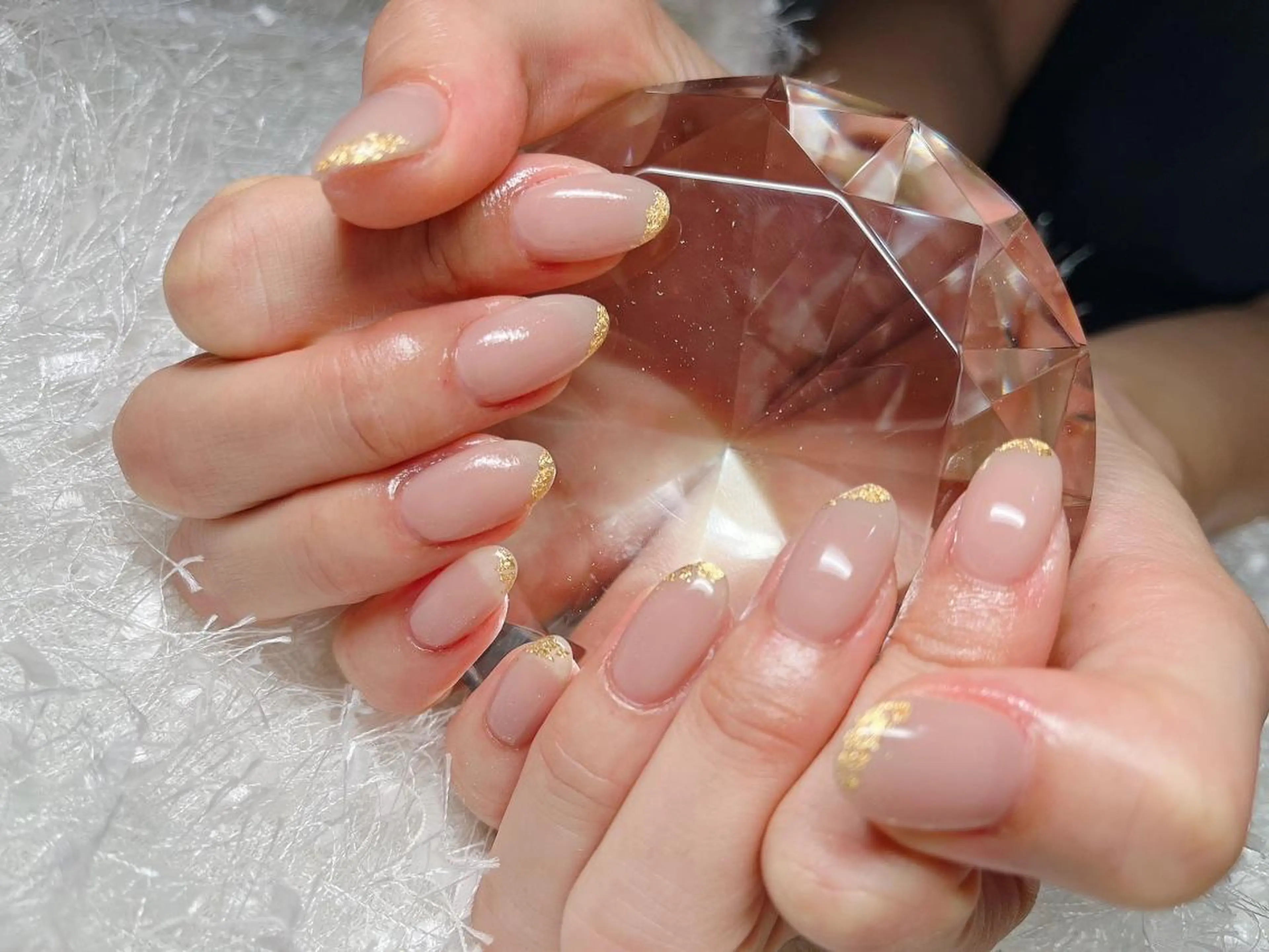 ネイル 長さ出し ジェルネイル グラデーション 韓国ネイル マグネットネイル ハンドネイル Nail&eye Belire 新宿のネイルデザイン
