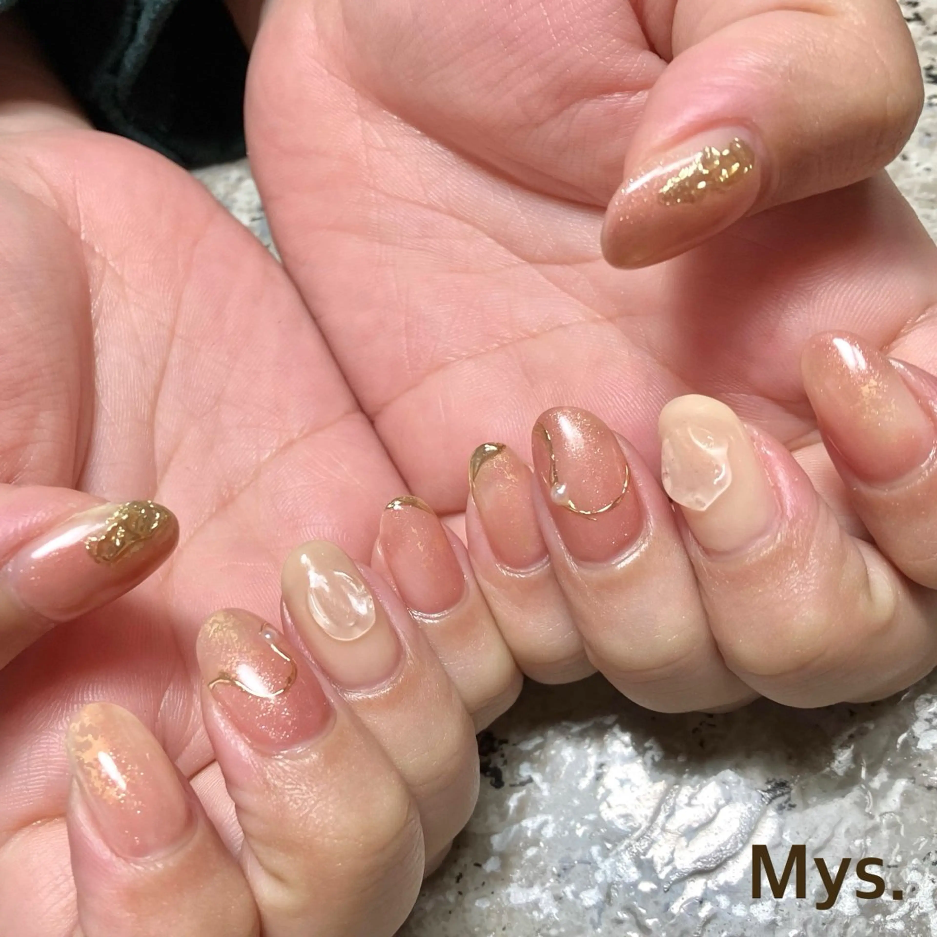 ネイル ハンドネイル Mys. 三上紗紀のネイルデザイン