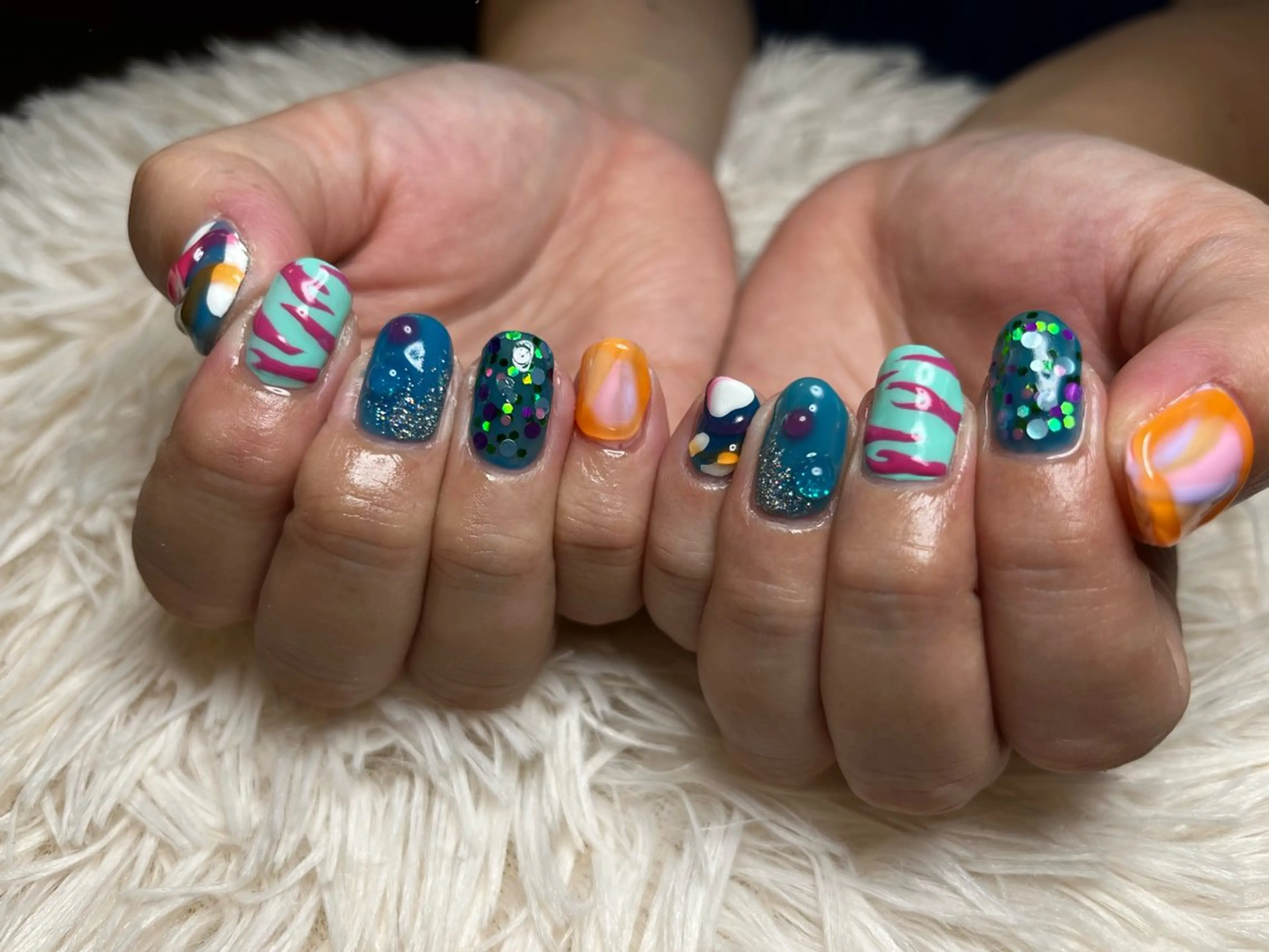 ネイル 大島 さやかのネイルデザイン