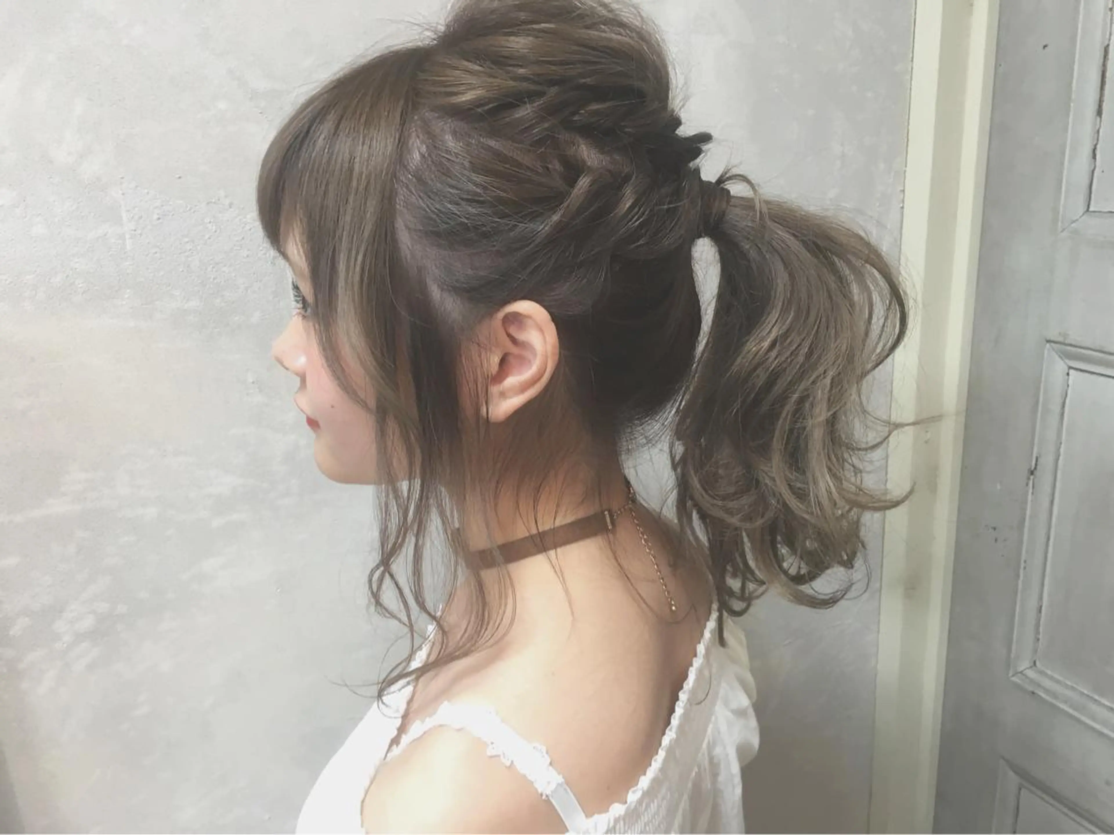 セミロング ロング カラー パーマ ヘアアレンジ autre所属・大久保 ひでなりのヘアスタイル