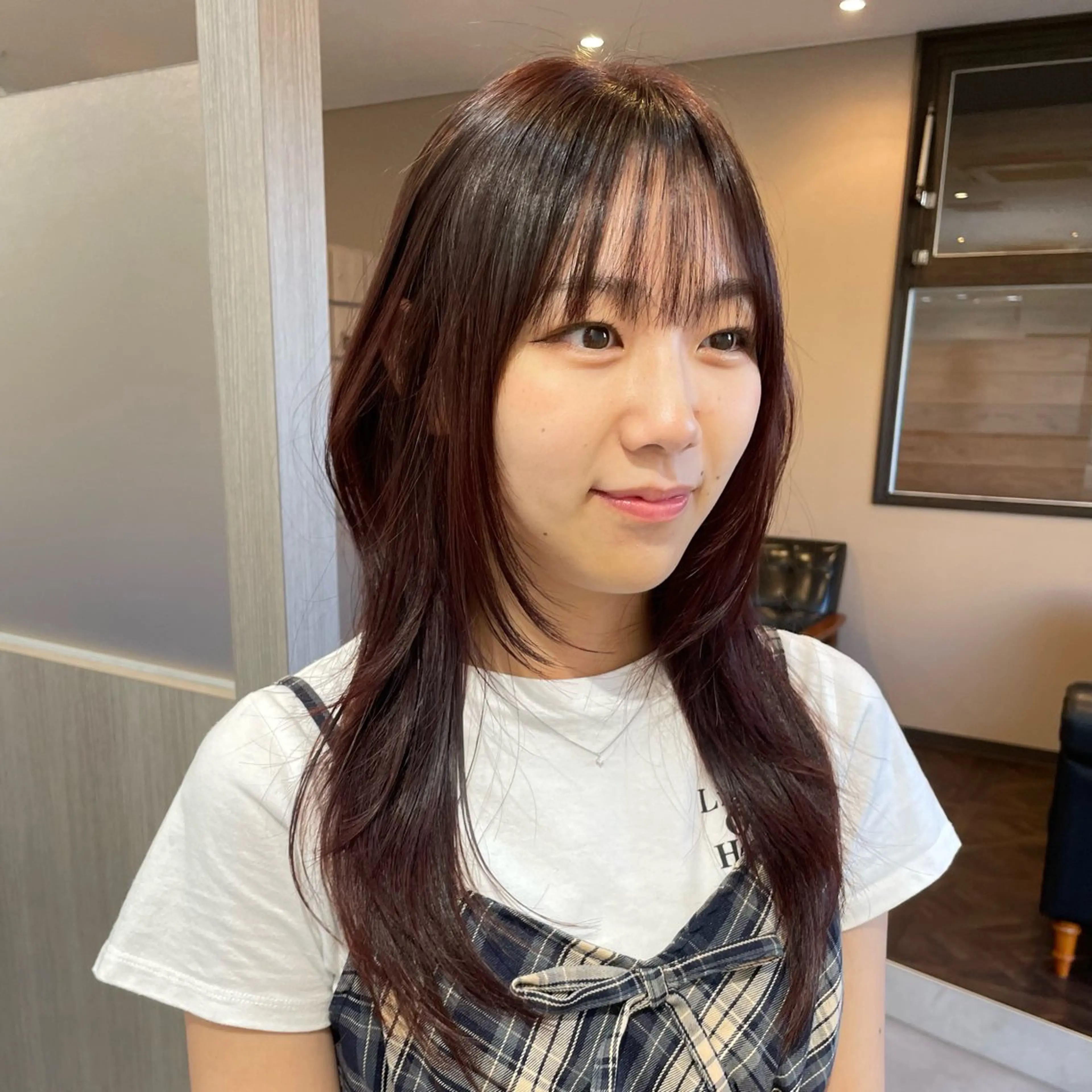 ロング レイヤーカット カット ヘアカラー トリートメント mio 🍒レイヤーカットのヘアスタイル