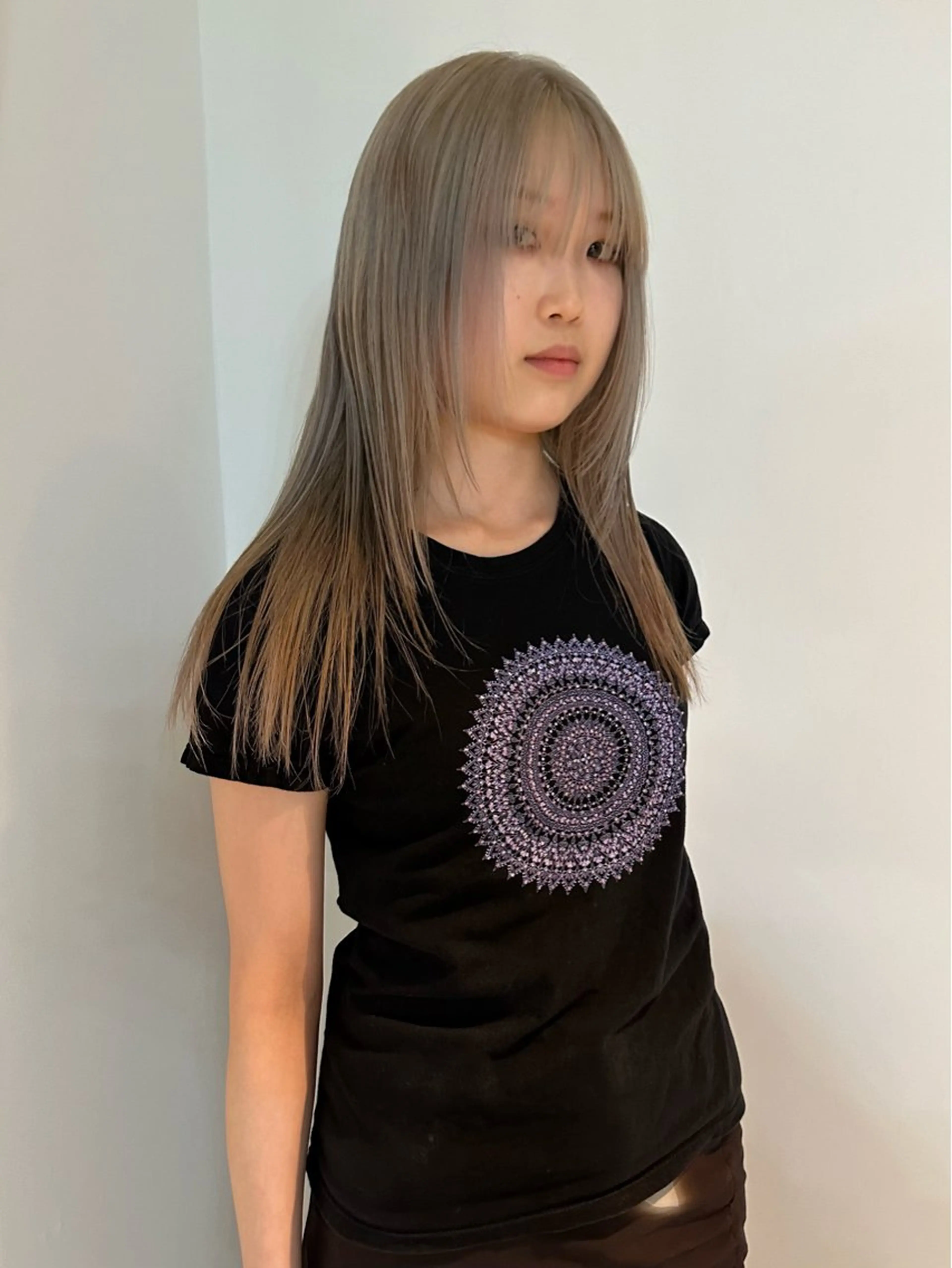 セミロング カラー カット ヘアカラー 🎀オイダイラ モモカ🎀のヘアスタイル