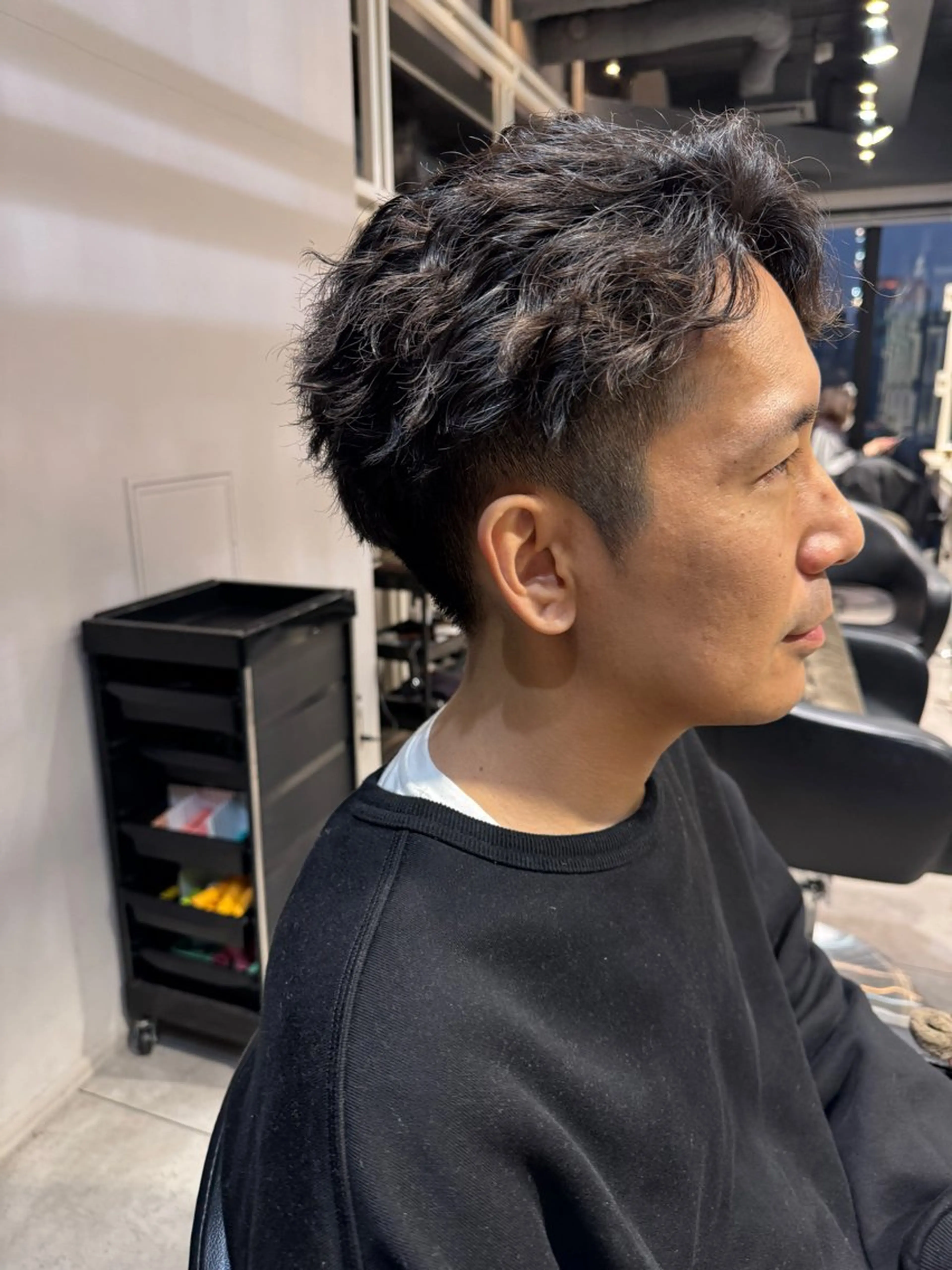 ショート パーマ メンズ メンズパーマ ツイストスパイラルパーマ スパイラルパーマ Dxxxx III所属・女性目線の大人 メンズ*Ayakaのヘアスタイル