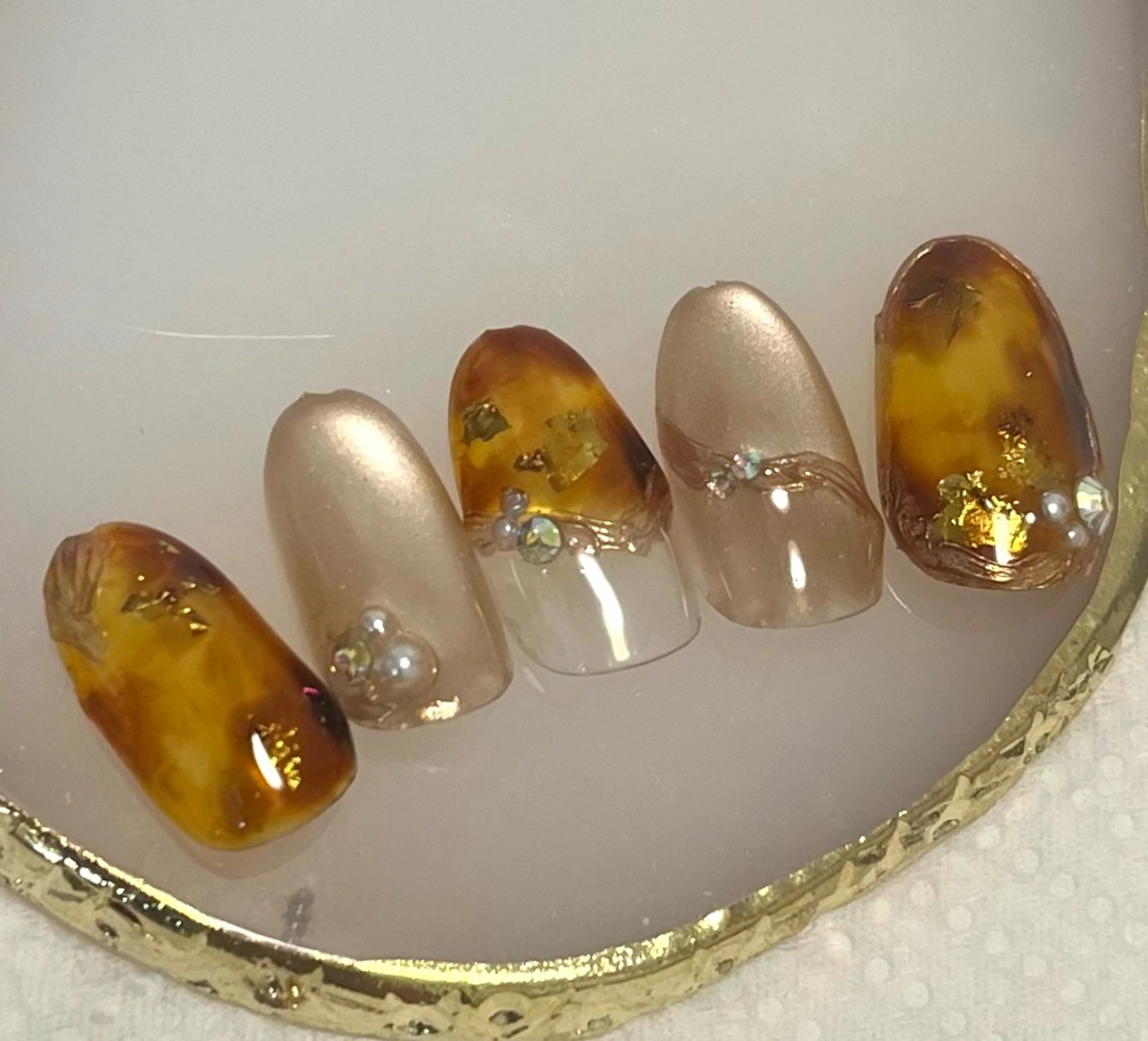 ネイル ハンドネイル 島田 亜紀のネイルデザイン