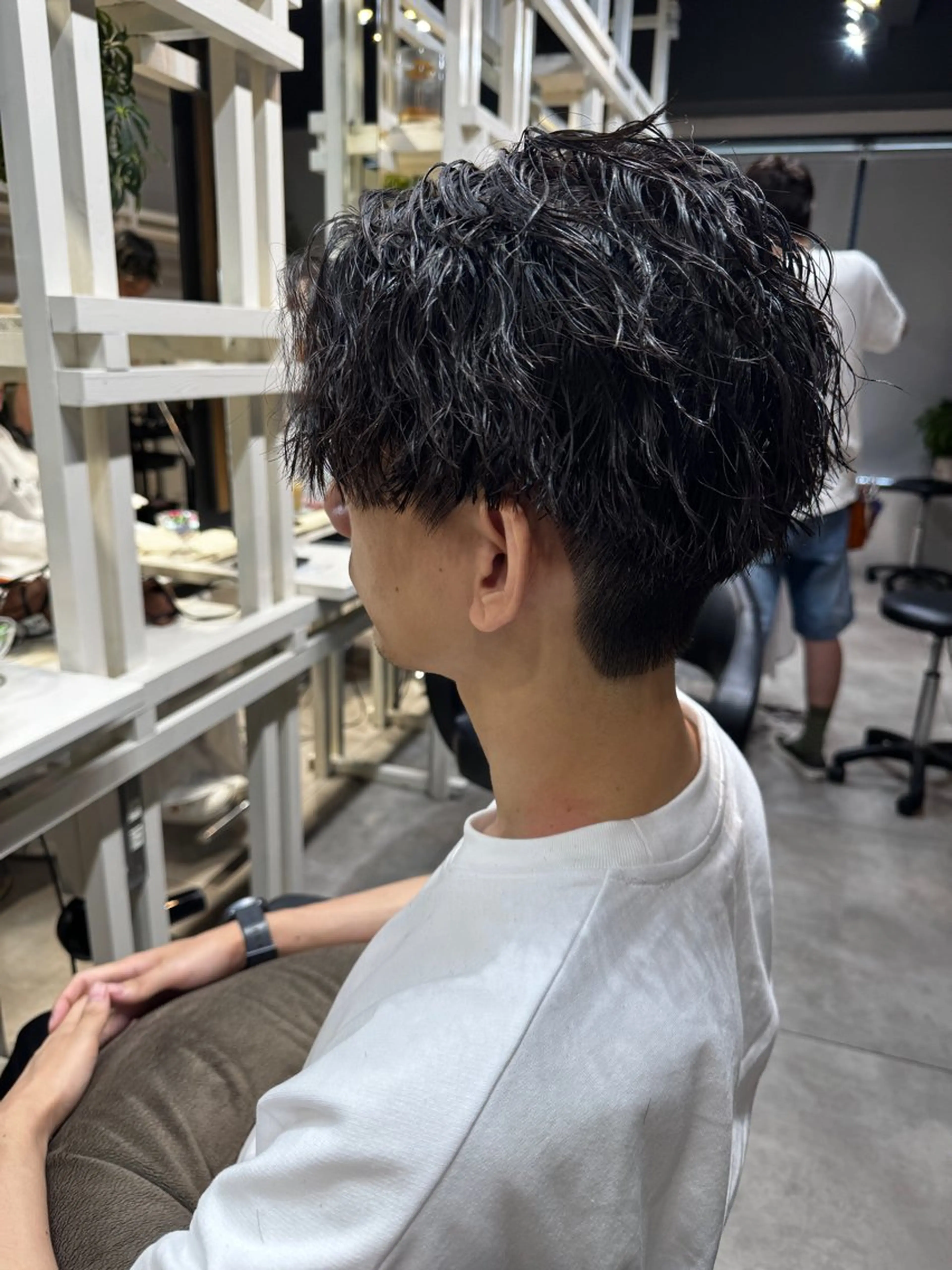 ミディアム パーマ メンズ ミディアムパーマ メンズパーマ カット パーマ トリートメント Dxxxx III所属・女性目線の大人 メンズ*Ayakaのヘアスタイル