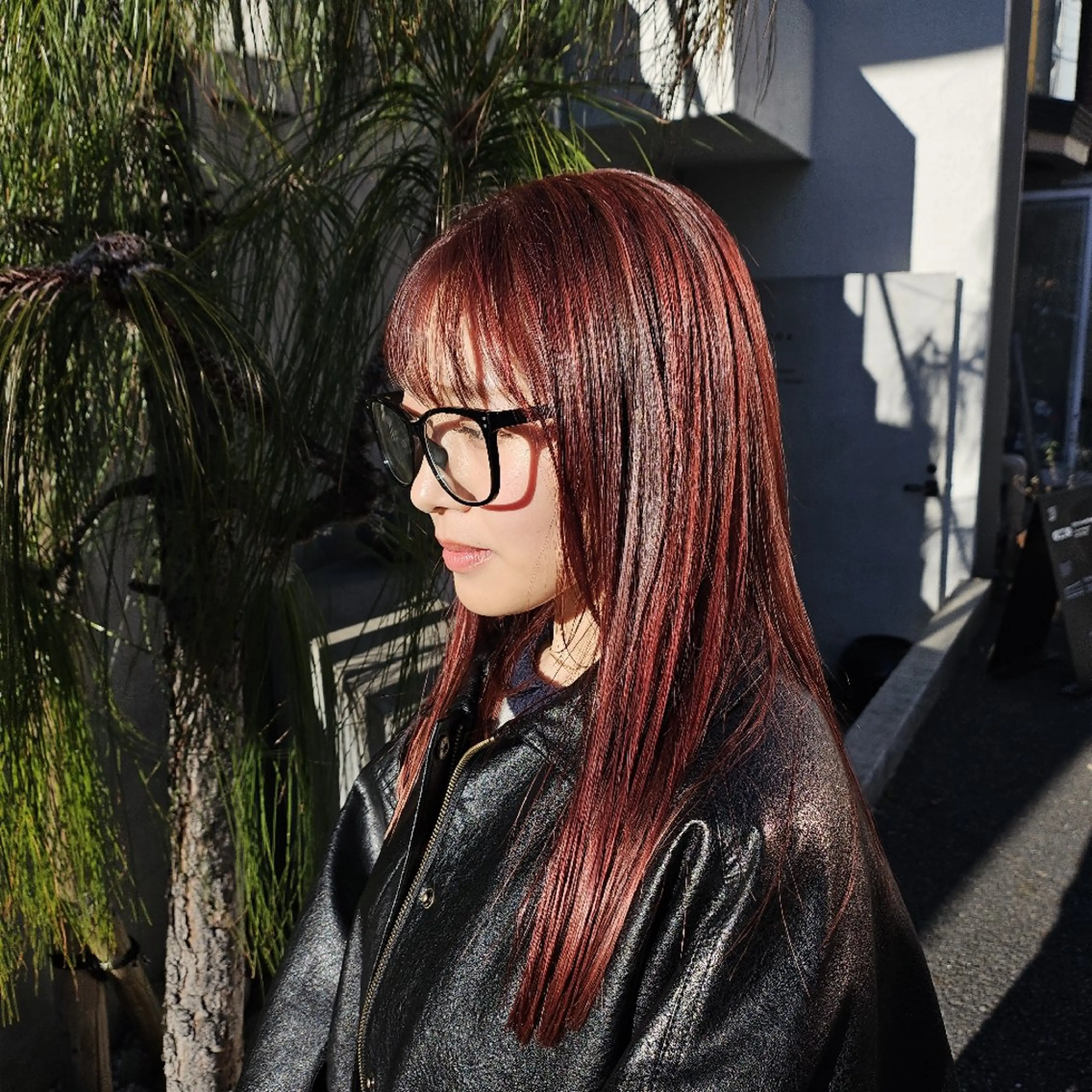 艶感ワンカラー+3stepフェロモントリートメント+カットの写真