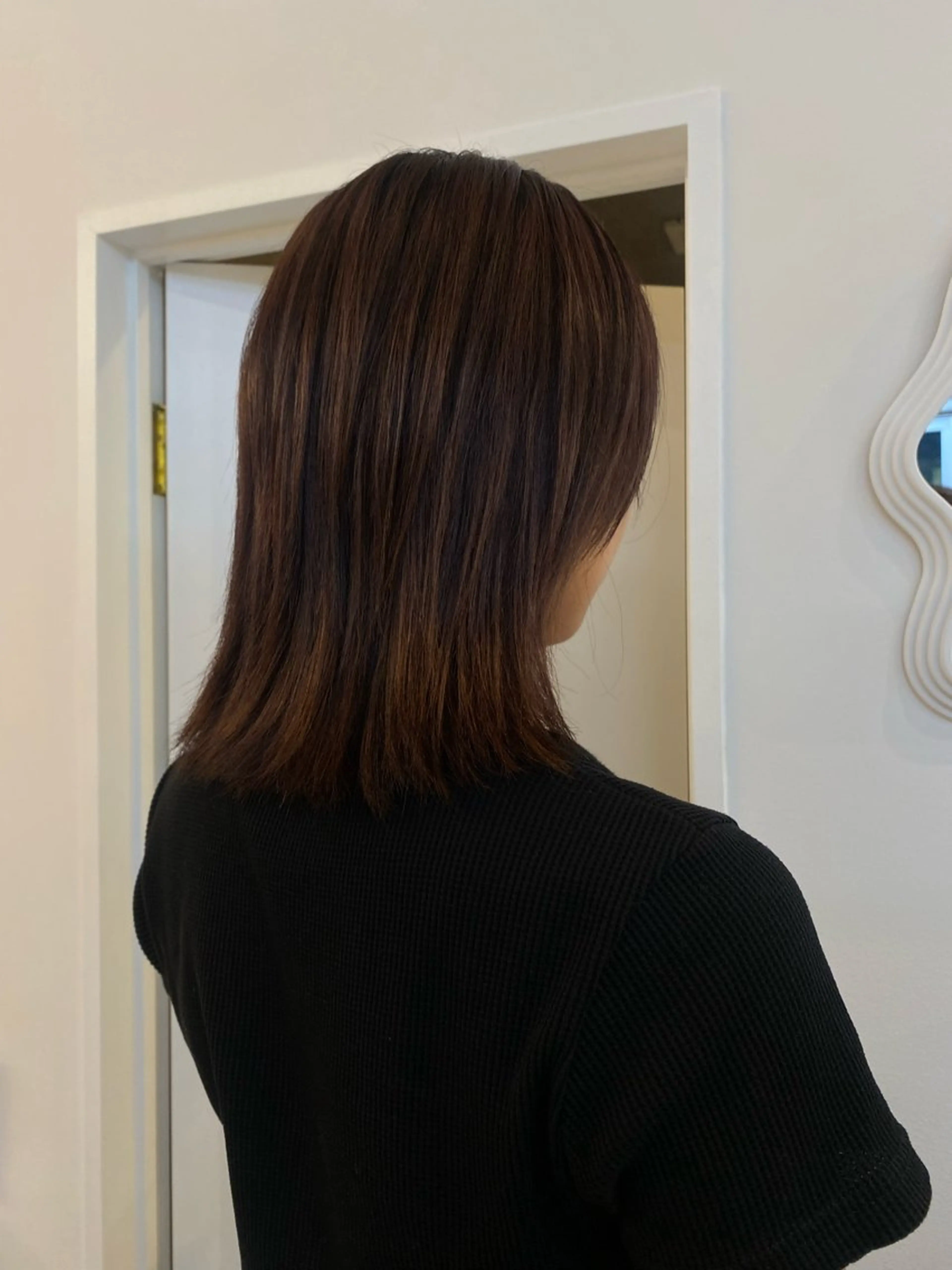 セミロング カラー ichika/天神 /parc hairのヘアスタイル