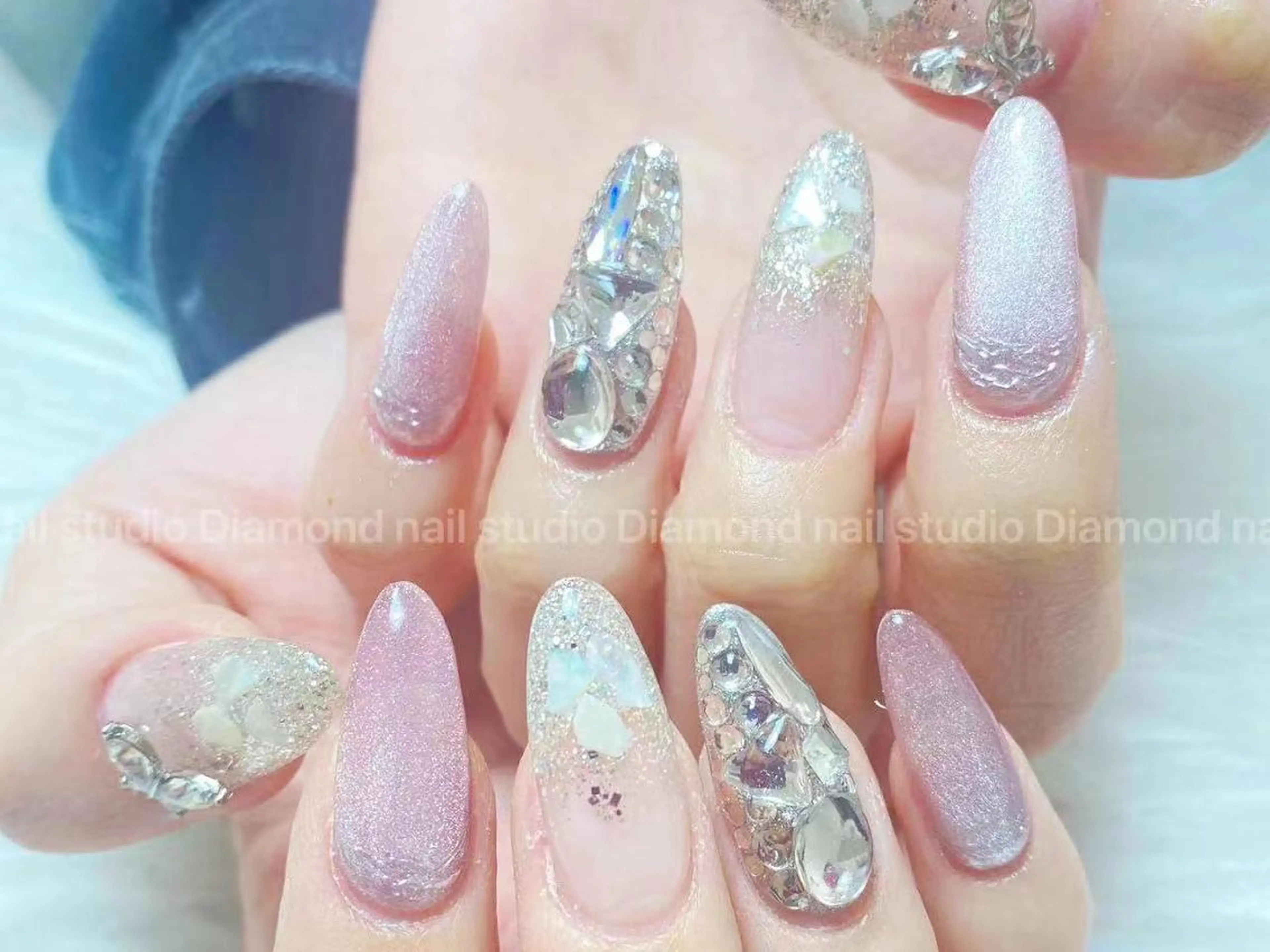 ネイル 持ち込み ハンドネイル ハンドケア Diamond 🚢のネイルデザイン