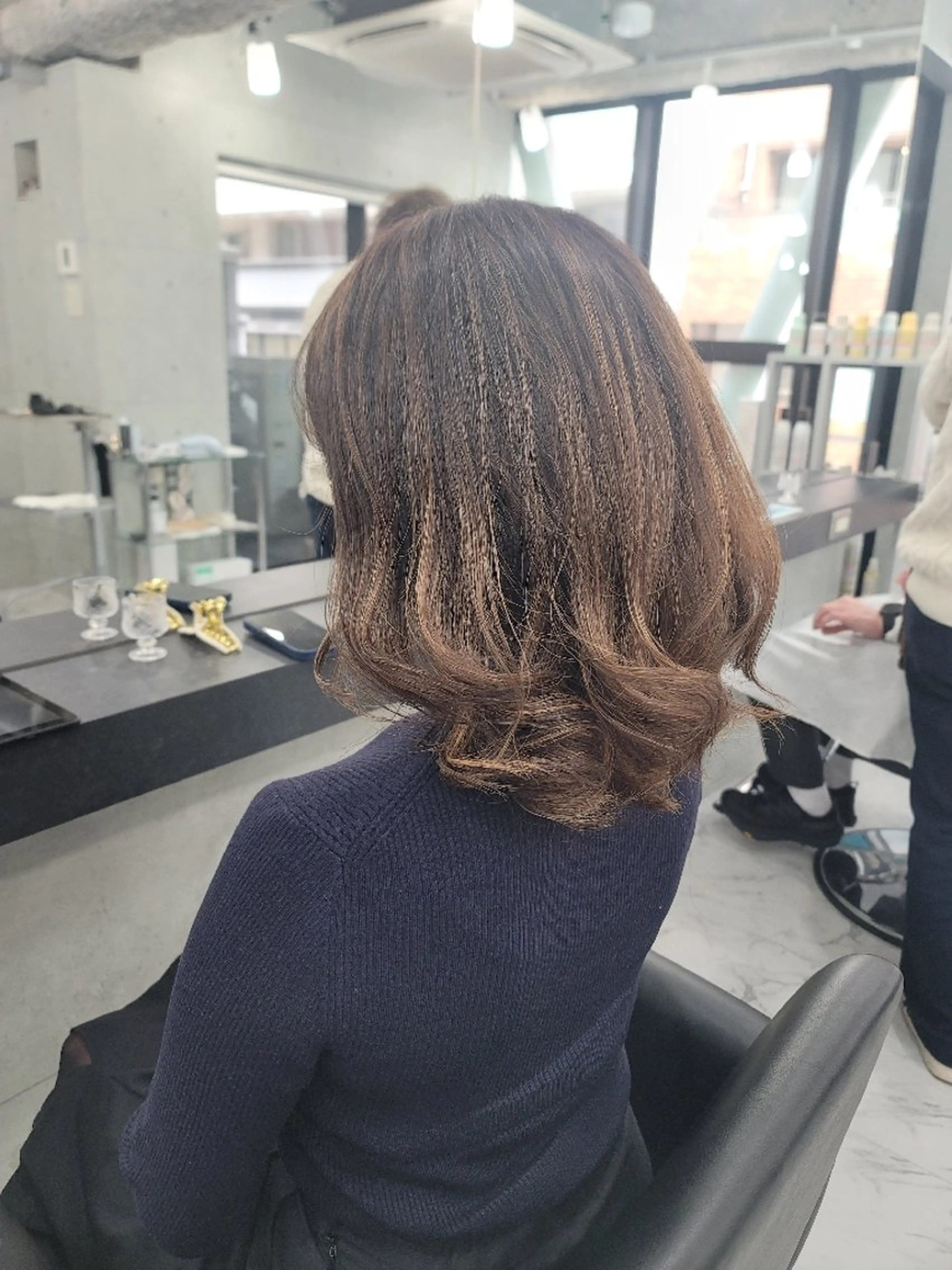 セミロング ヘアアレンジ カラー Endearing所属・❇️安達 優心❇️ 髪質改善/艶髪特化のヘアスタイル