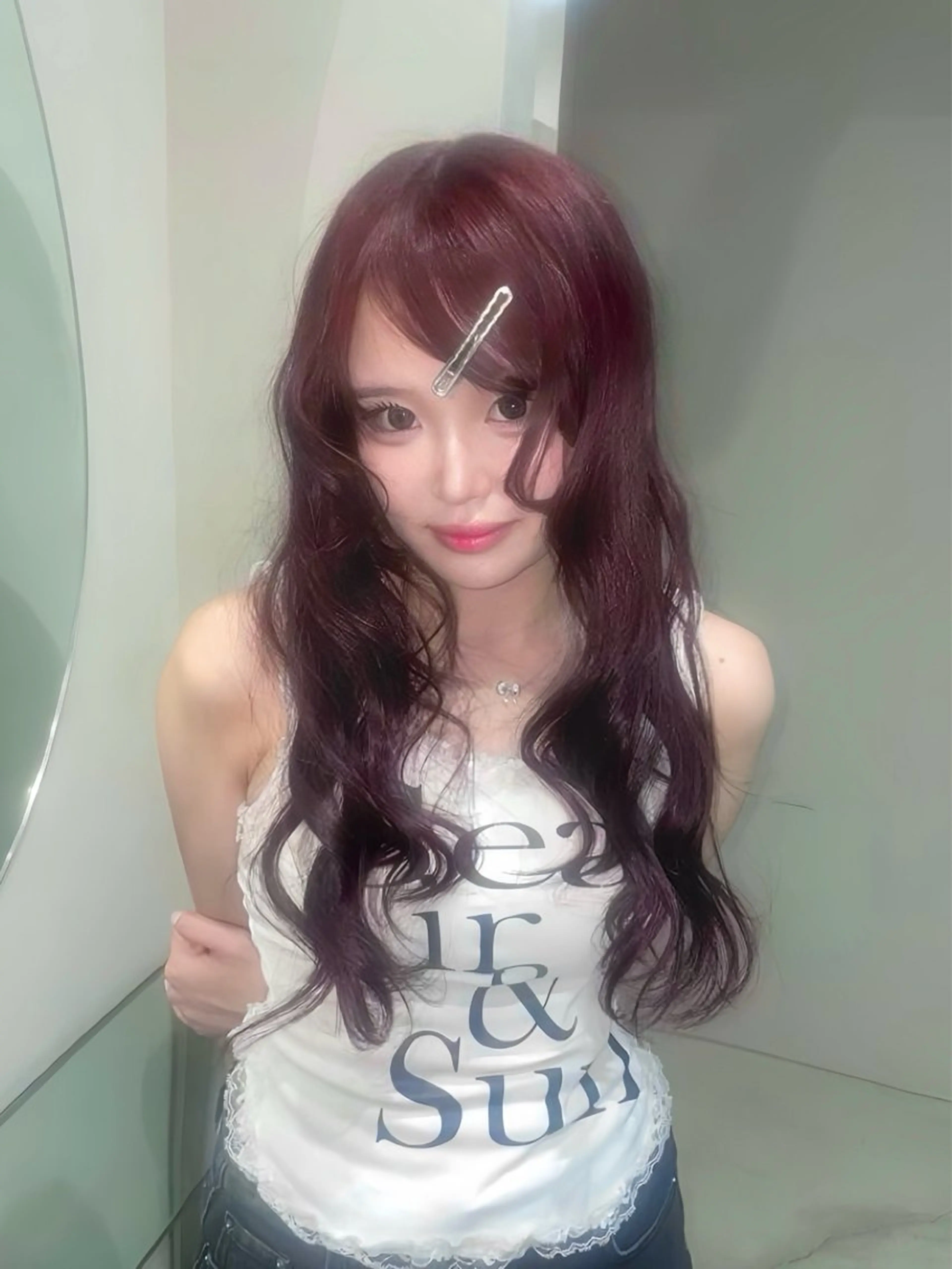 ロング カラー GEM lit所属・名駅/GEM lit risaのヘアスタイル