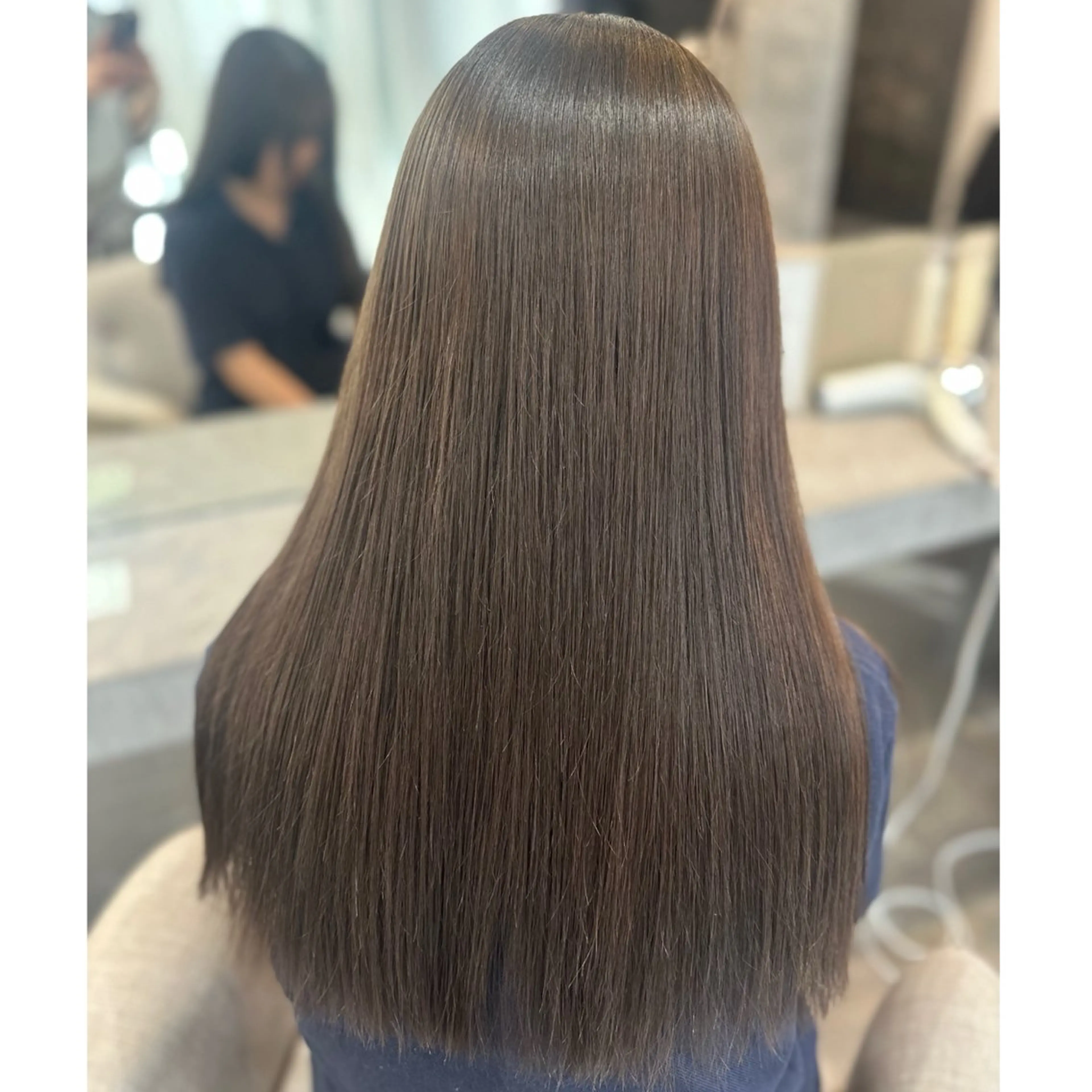 セミロング カラー ヘアアレンジ 🖤kana/艶髪/ 韓国風カラー🖤のヘアスタイル