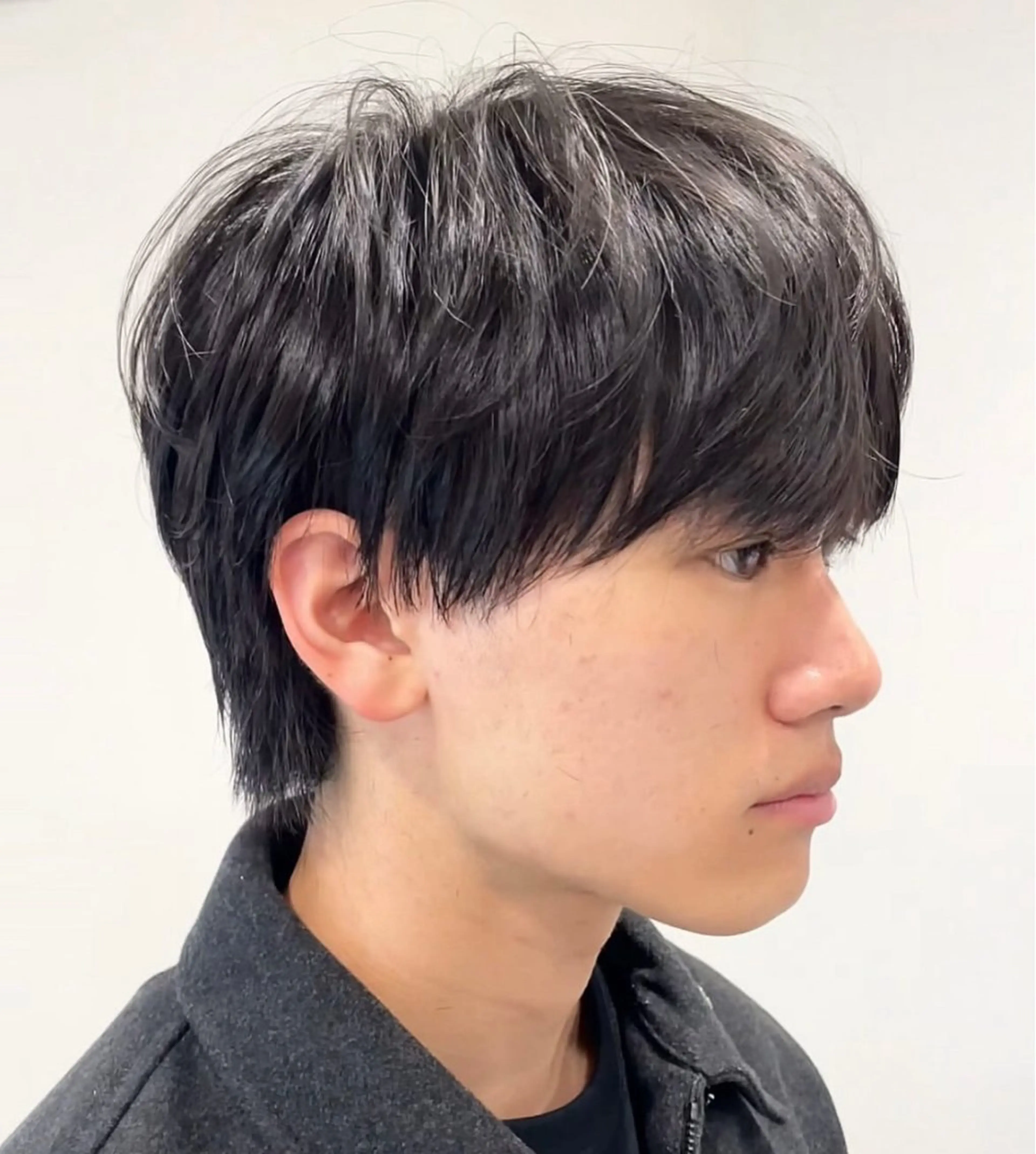 メンズ 透明感カラー ふうか　渋谷のヘアスタイル