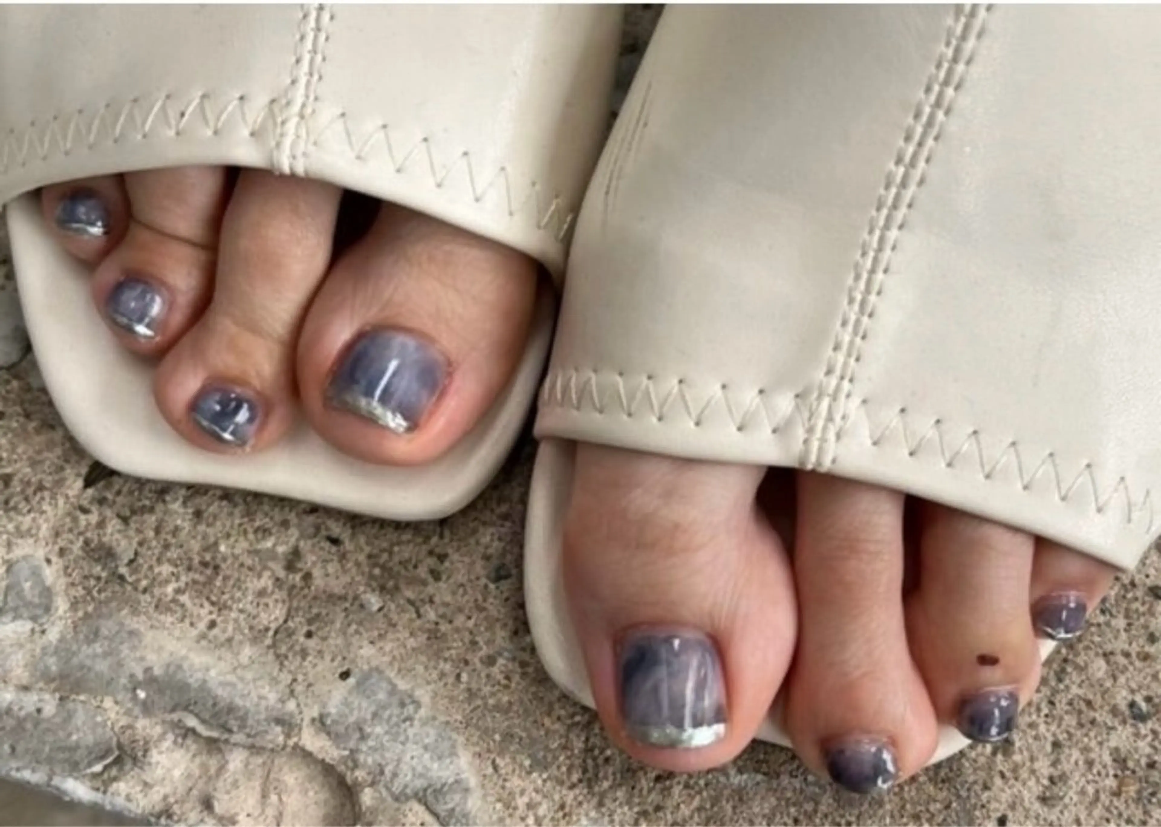 ネイル フットネイル Two YUZUKIのネイルデザイン