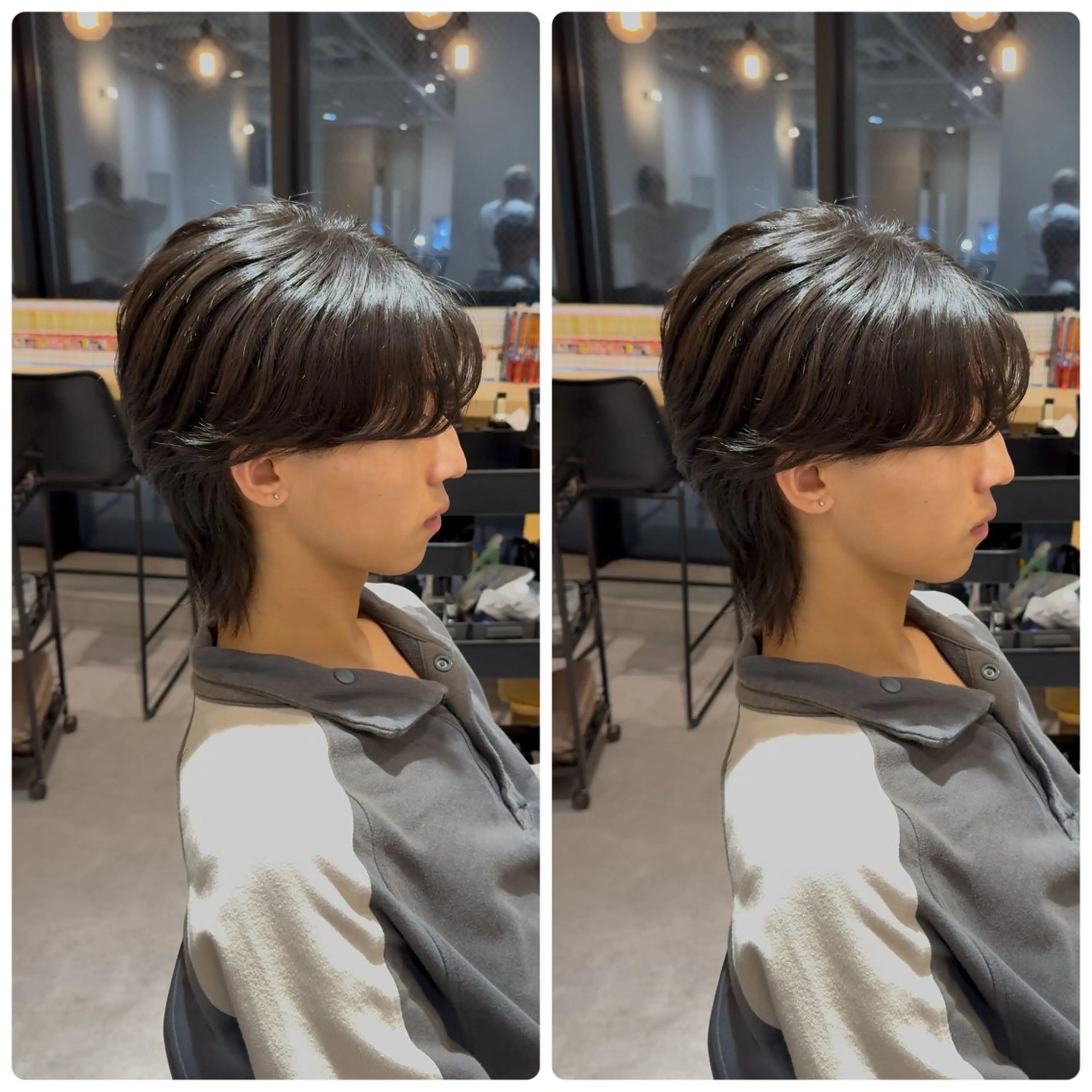 メンズ メンズウルフカット ウルフカット カット 里咲 /メンズ/名駅のヘアスタイル