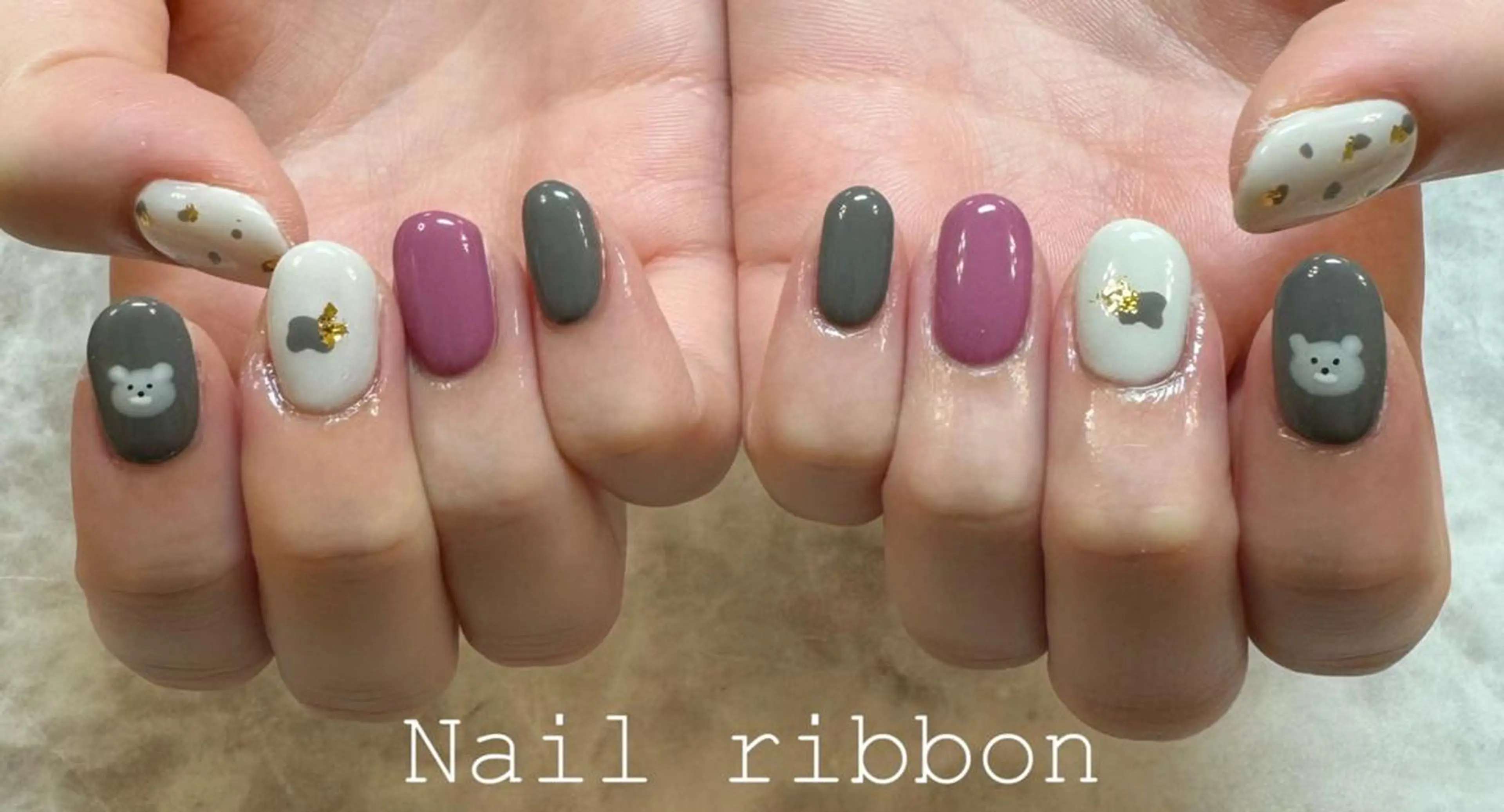 ネイル ネイルリボン 伊藤のネイルデザイン