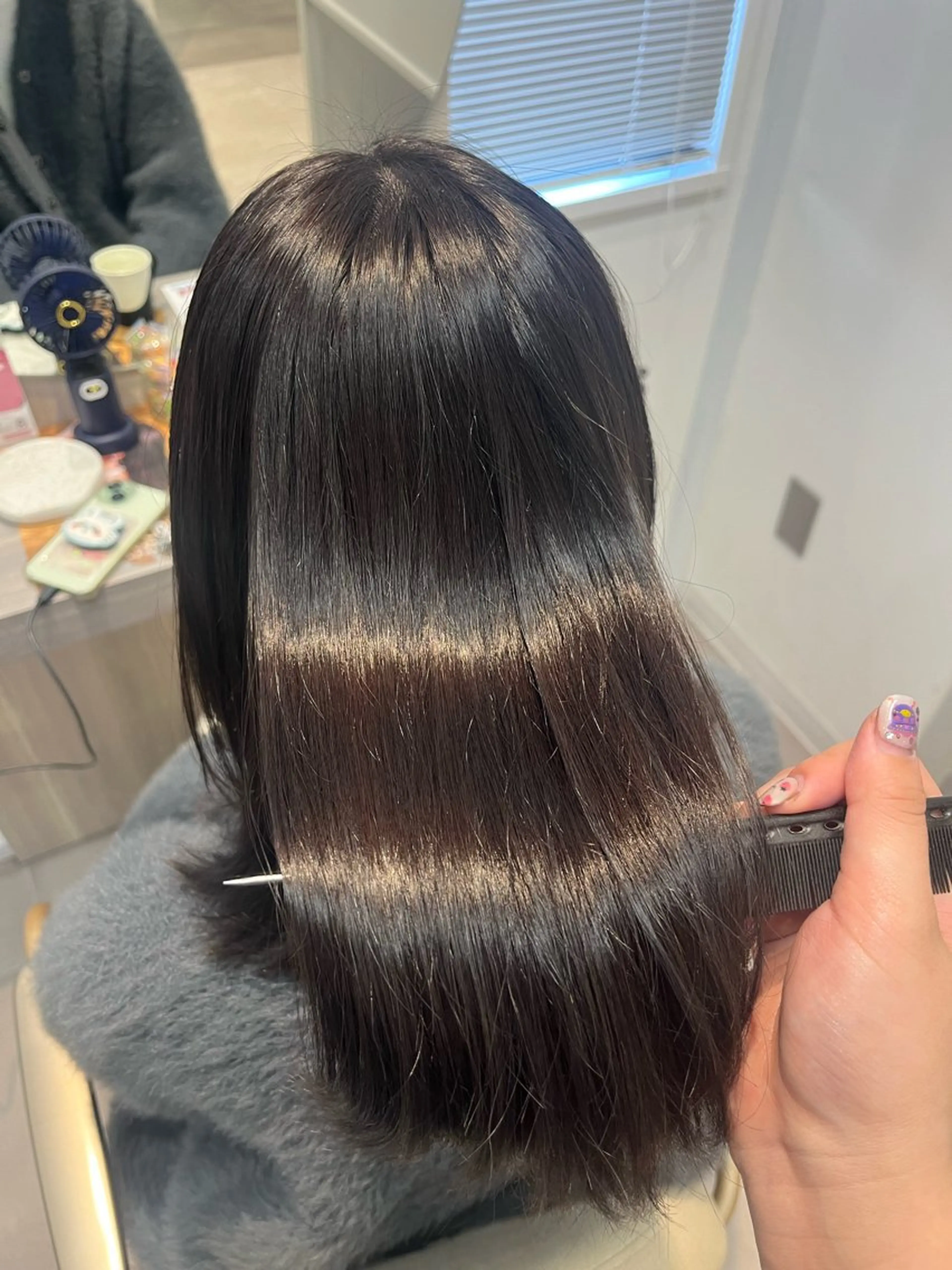 ミディアム カラー みう/仙台/暖色/ 艶髪/顔周りカット/のヘアスタイル