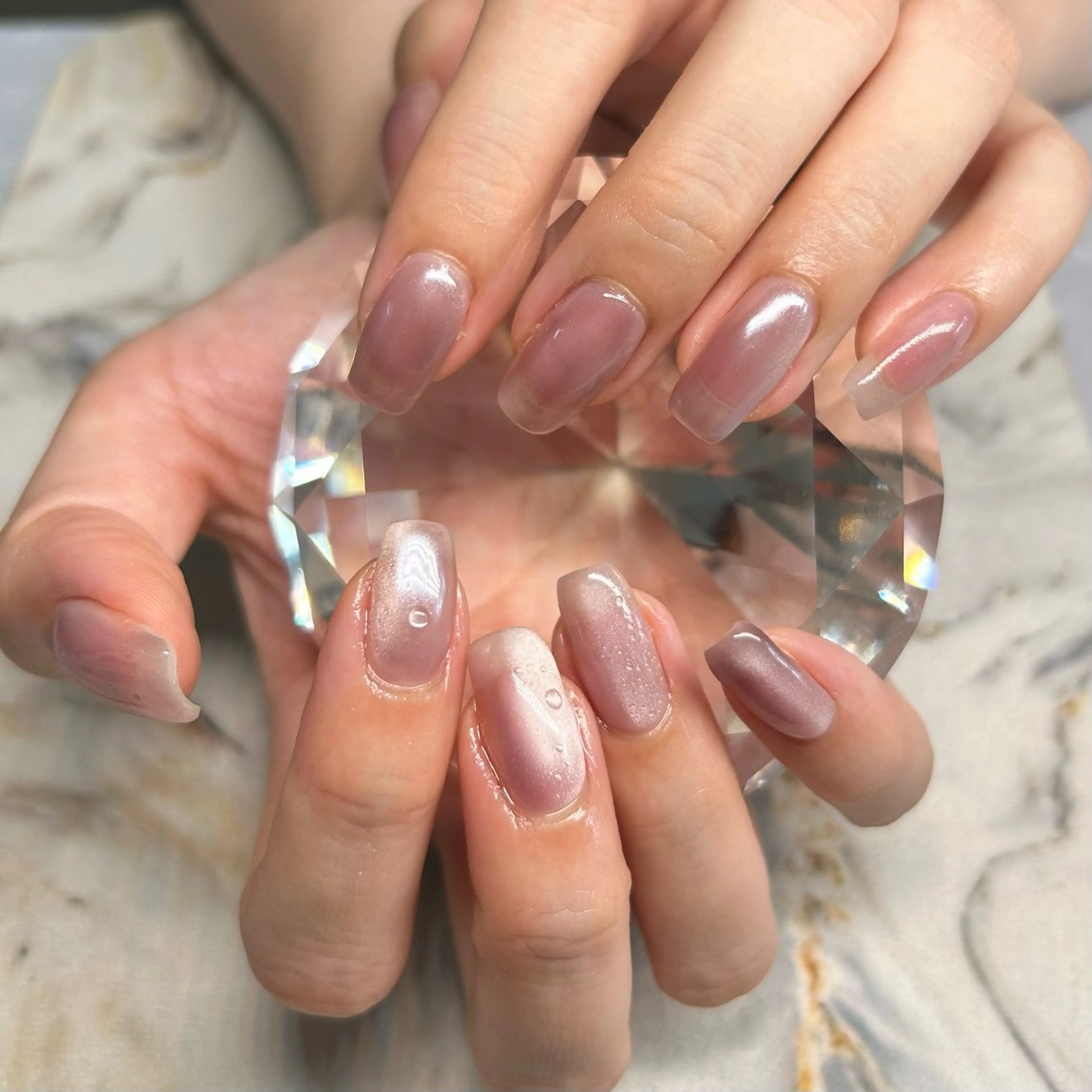 《オフ込み&2色🆗》マグネット・フラッシュネイル🔰練習モデルの写真