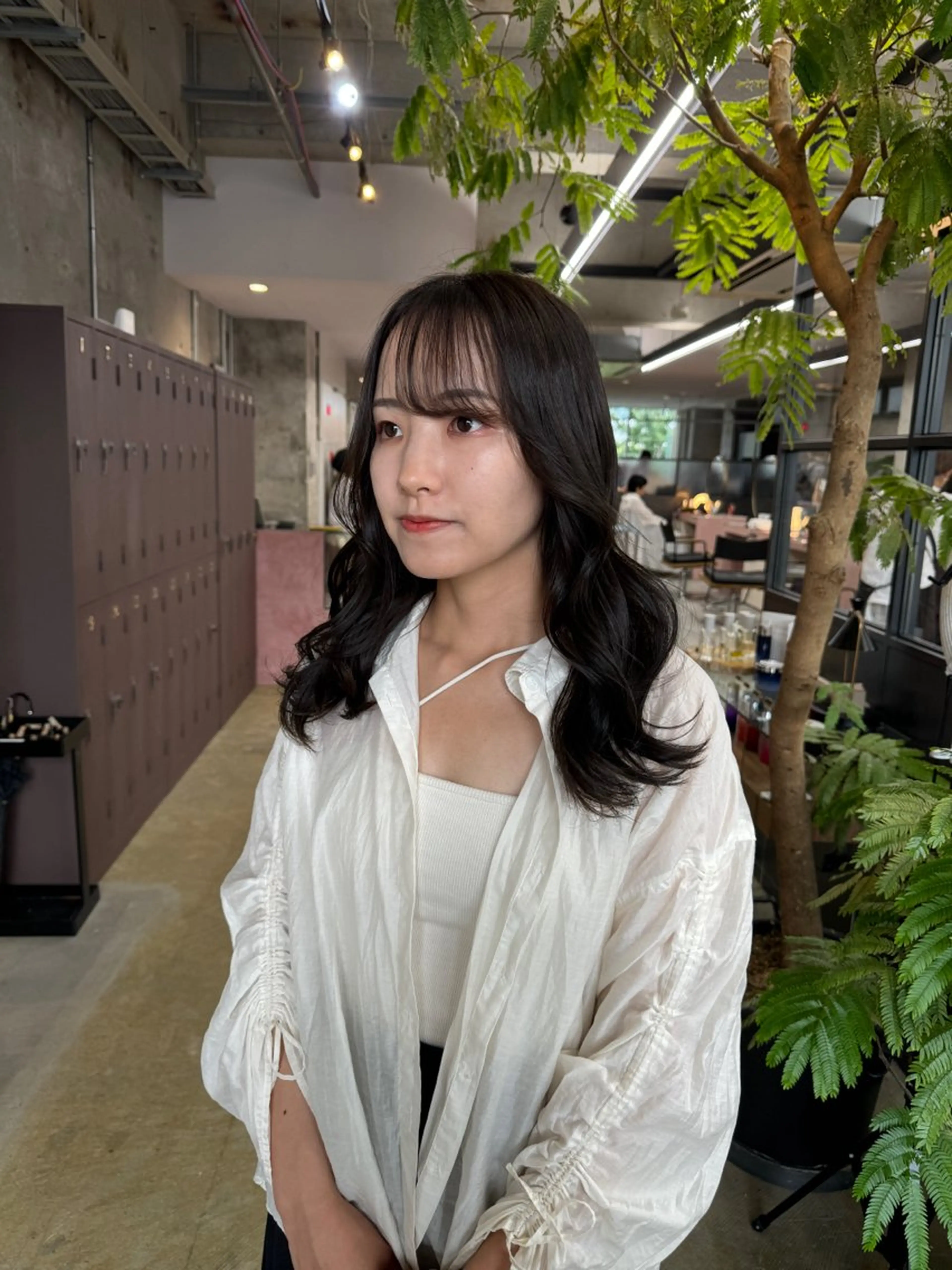 ロング カラー ヘアカラー 森田遥奈/透明感カラ ー/似合わせカットのヘアスタイル