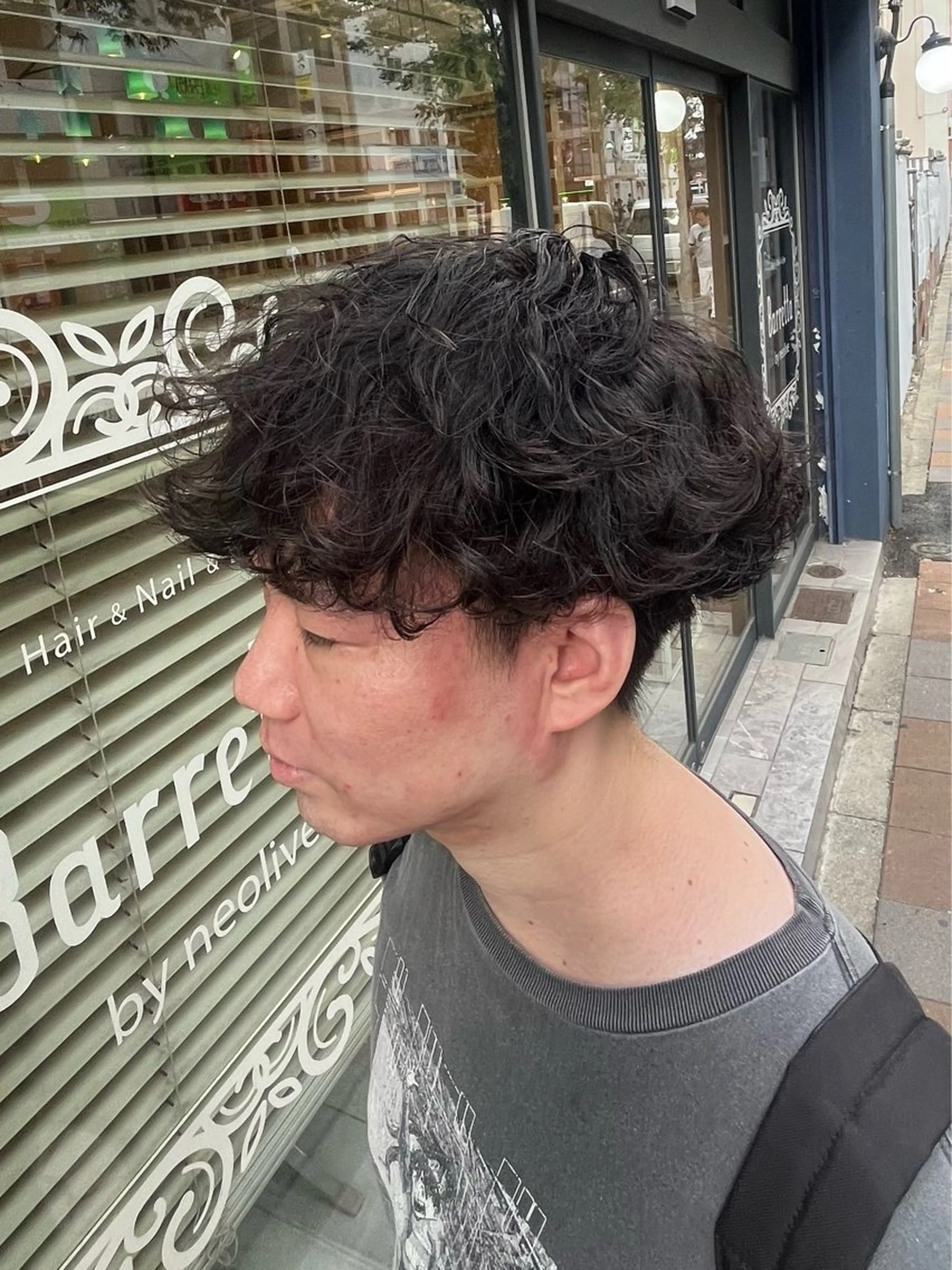 パーマ メンズ カット パーマ ヤシロケンタ メンズ特化のヘアスタイル