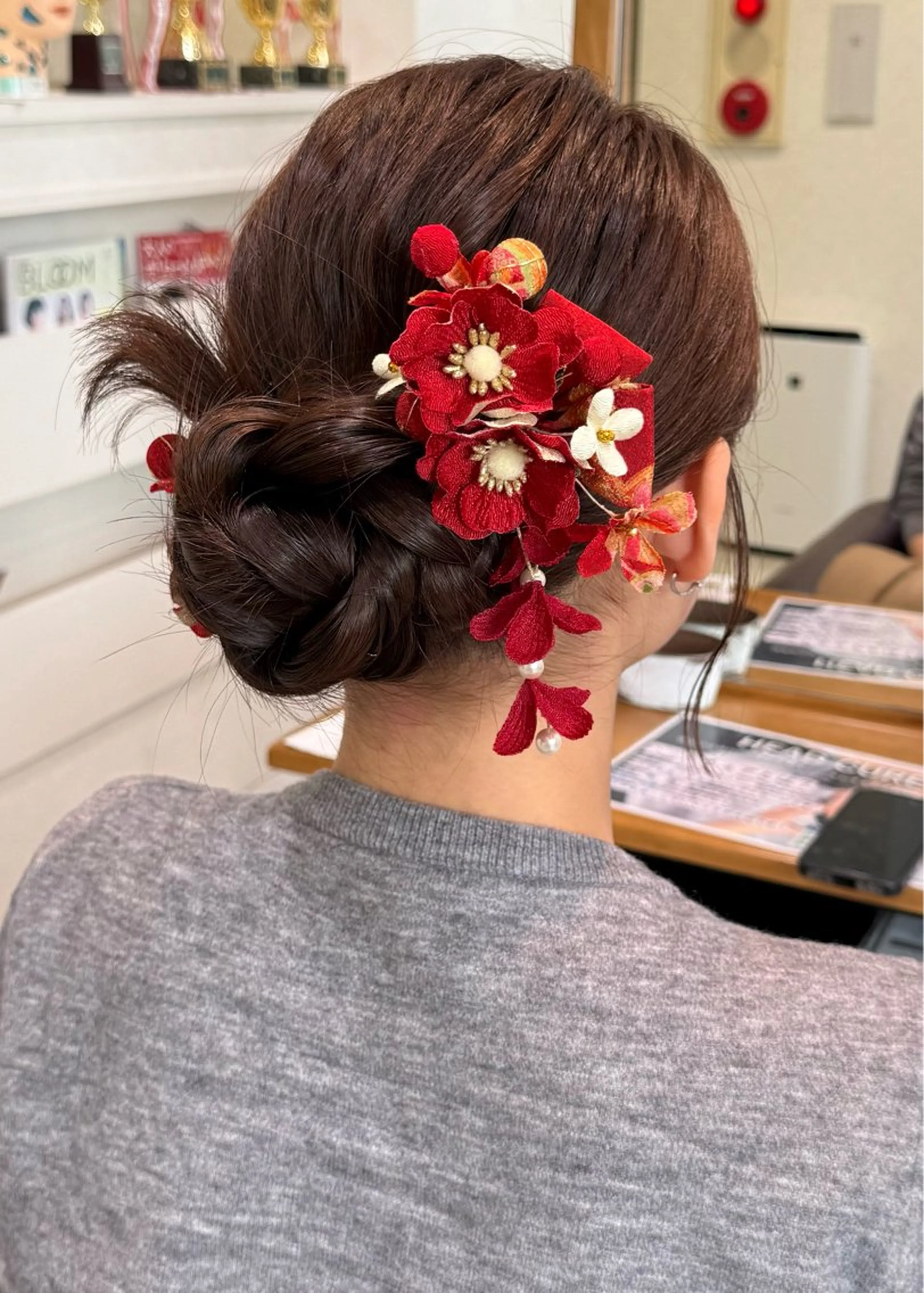 ヘアアレンジ ヘアセット ハイトーン/ダブル カラー/あやかのヘアスタイル