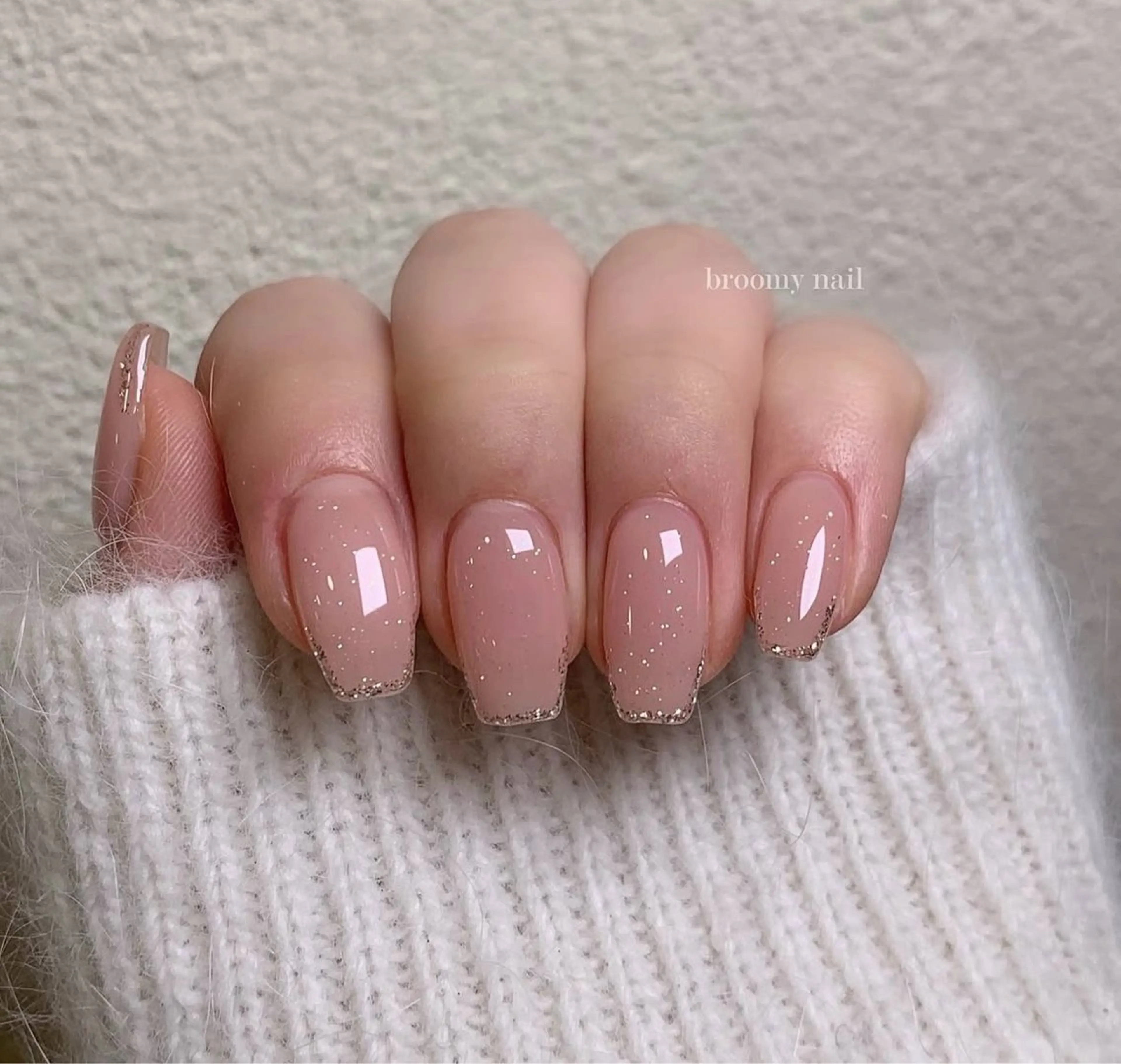 ネイル 韓国ネイル 持ち込み ニュアンスネイル ネイルチップ ハンドネイル ANA.CHUO 本川越店舗のネイルデザイン